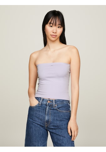 Bandeautop »TJW SLIM ESSENTIAL TUBE TOP«, mit Tommy Jeans Logo-Flag