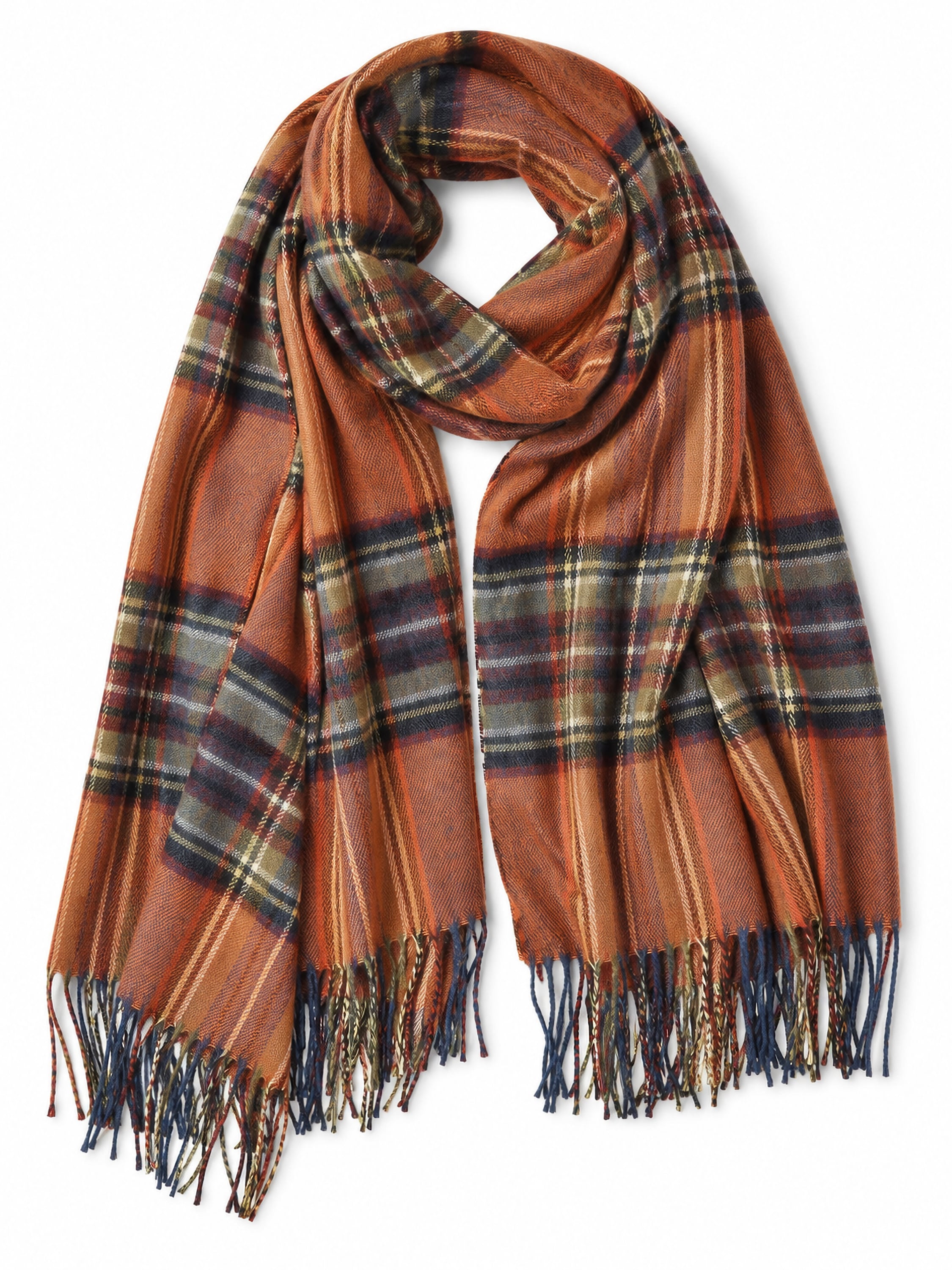 COLLEZIONE ALESSANDRO 1100000002199 "Scotland" 1 Stk. mit Karomuster, Made in Italy