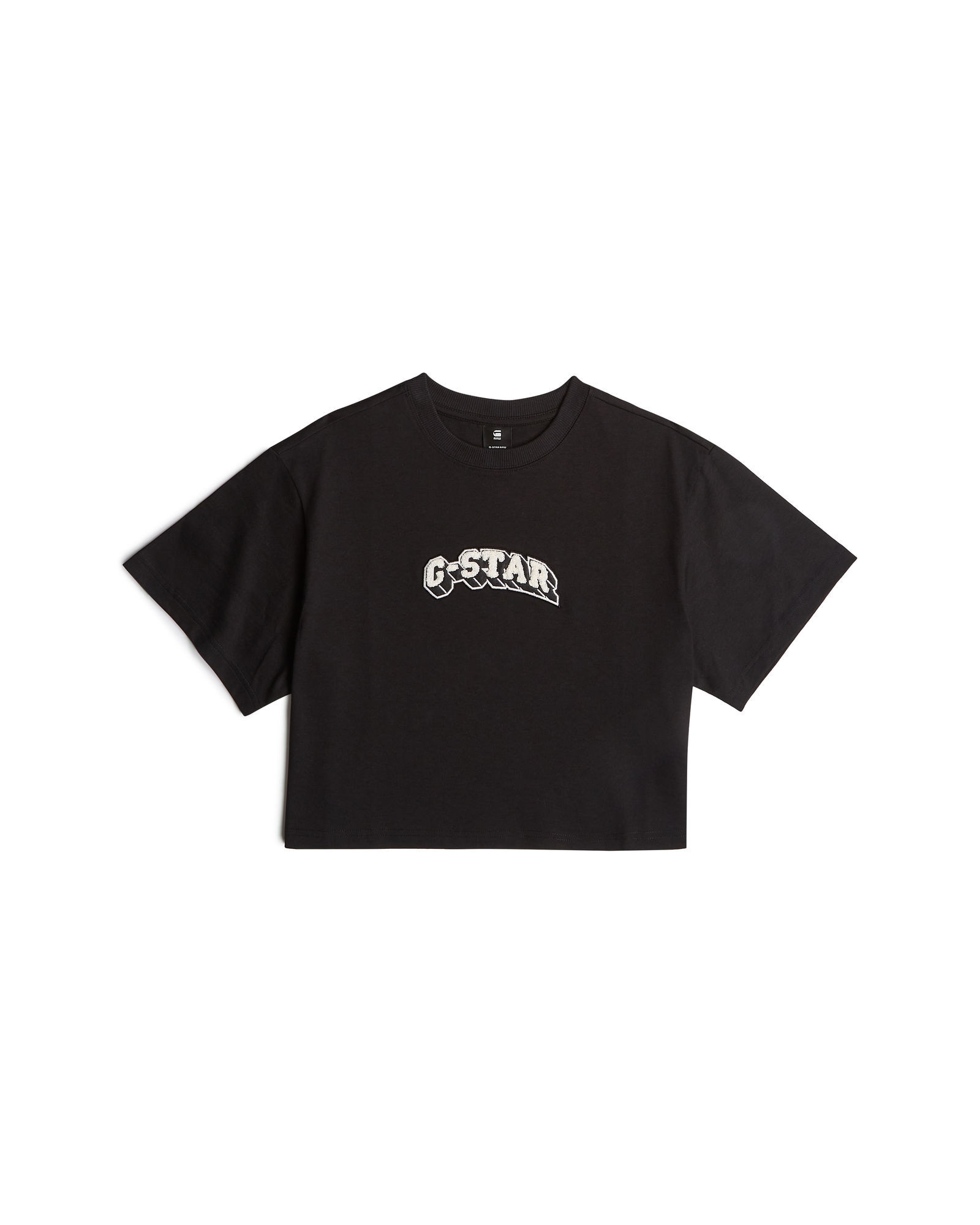 G-STAR T-Shirt »Felt Logo Boxy T-Shirt«