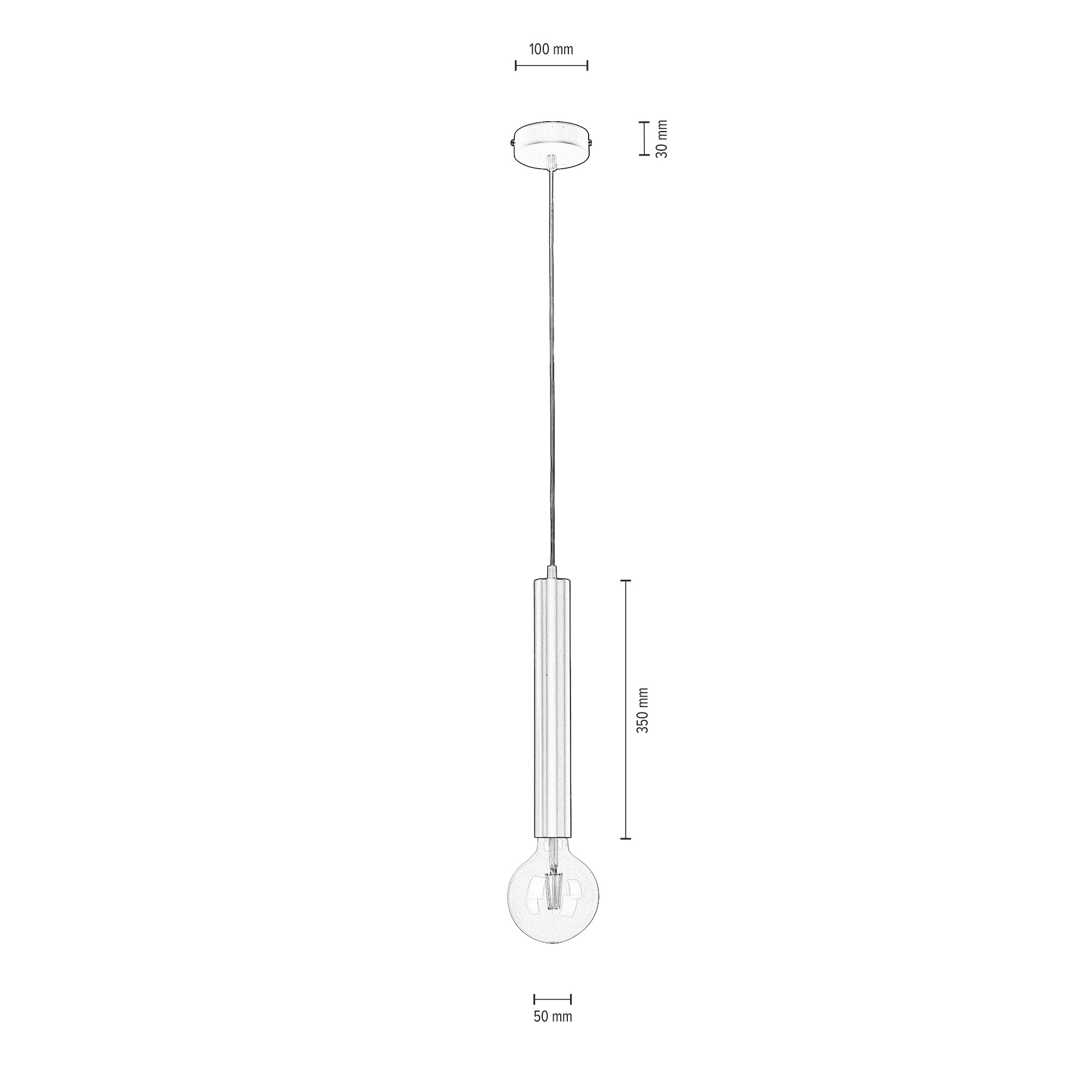 BRITOP LIGHTING Pendelleuchte »BARREL«, 1 flammig, Leuchtmittel E27 | ohne Leuchtmittel, Hängeleuchte, Modernes Design, aus Metall, passende LM E27 / Exklusive