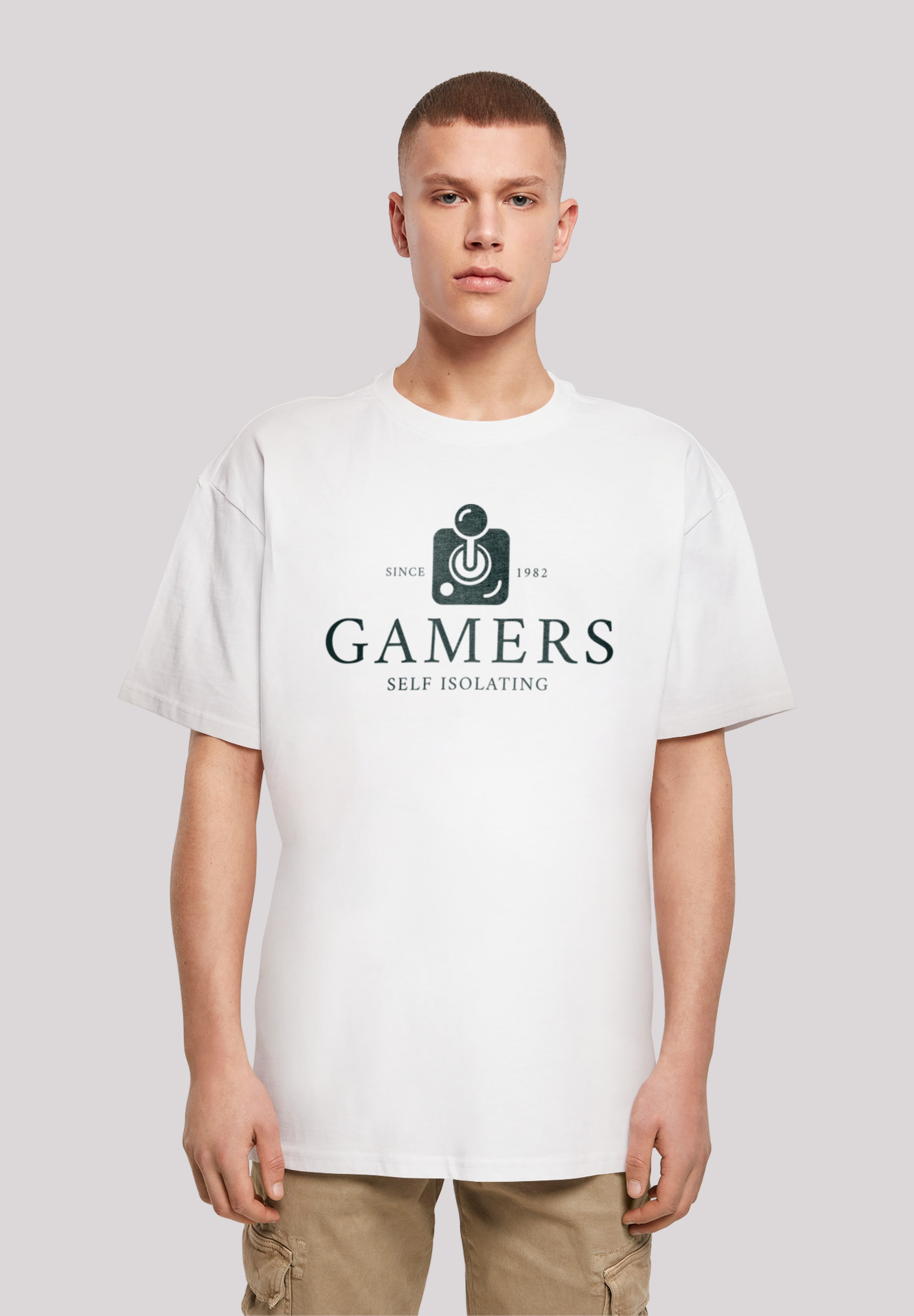 F4NT4STIC T-Shirt "Gamers Self Isolating Retro Gaming SEVENSQUARED", Print günstig online kaufen