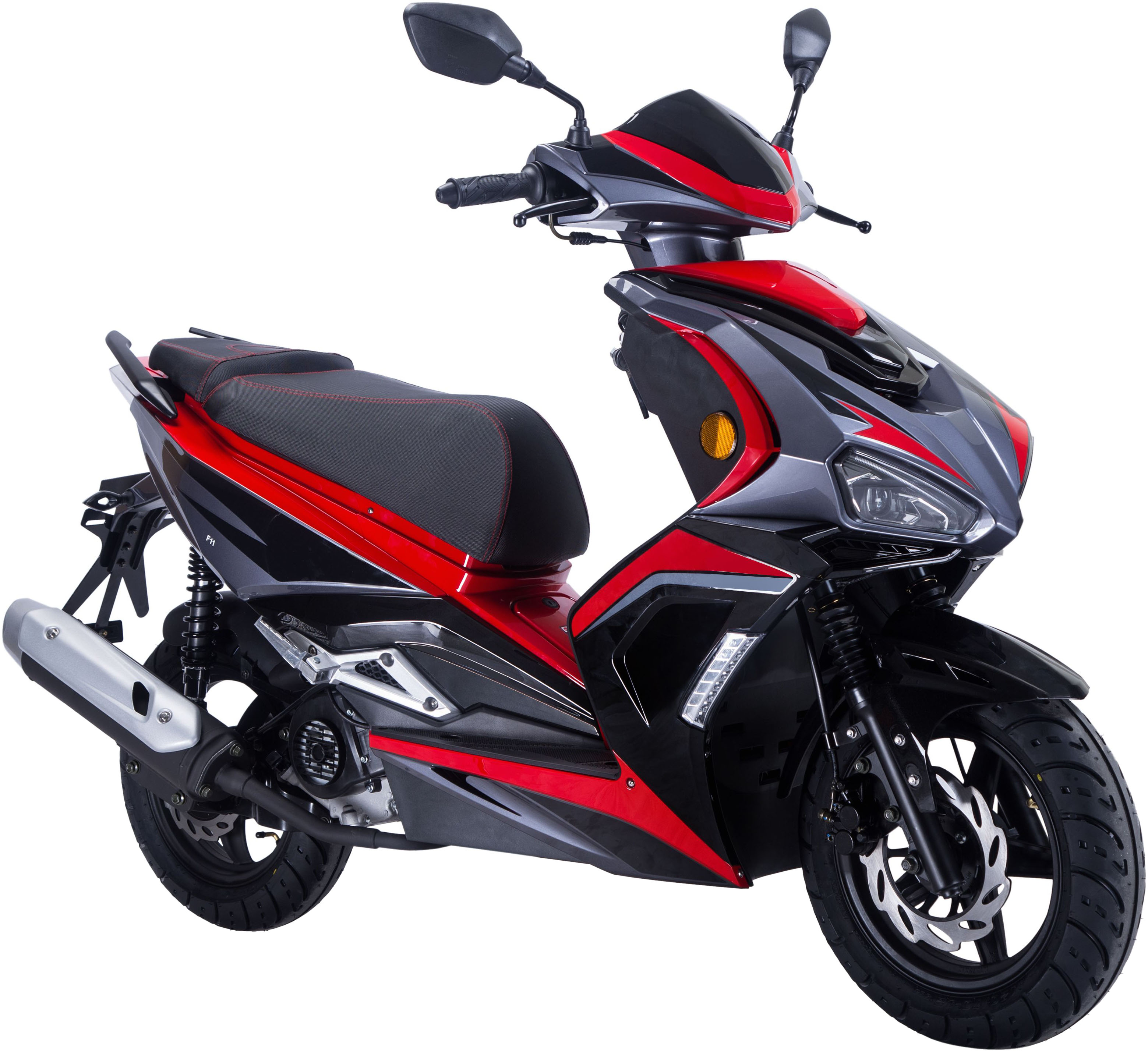 GT UNION Motorroller "Striker 25" 49,5 cm³ 25 km/h Euro 5 2,7 Luftgekühlter Motor