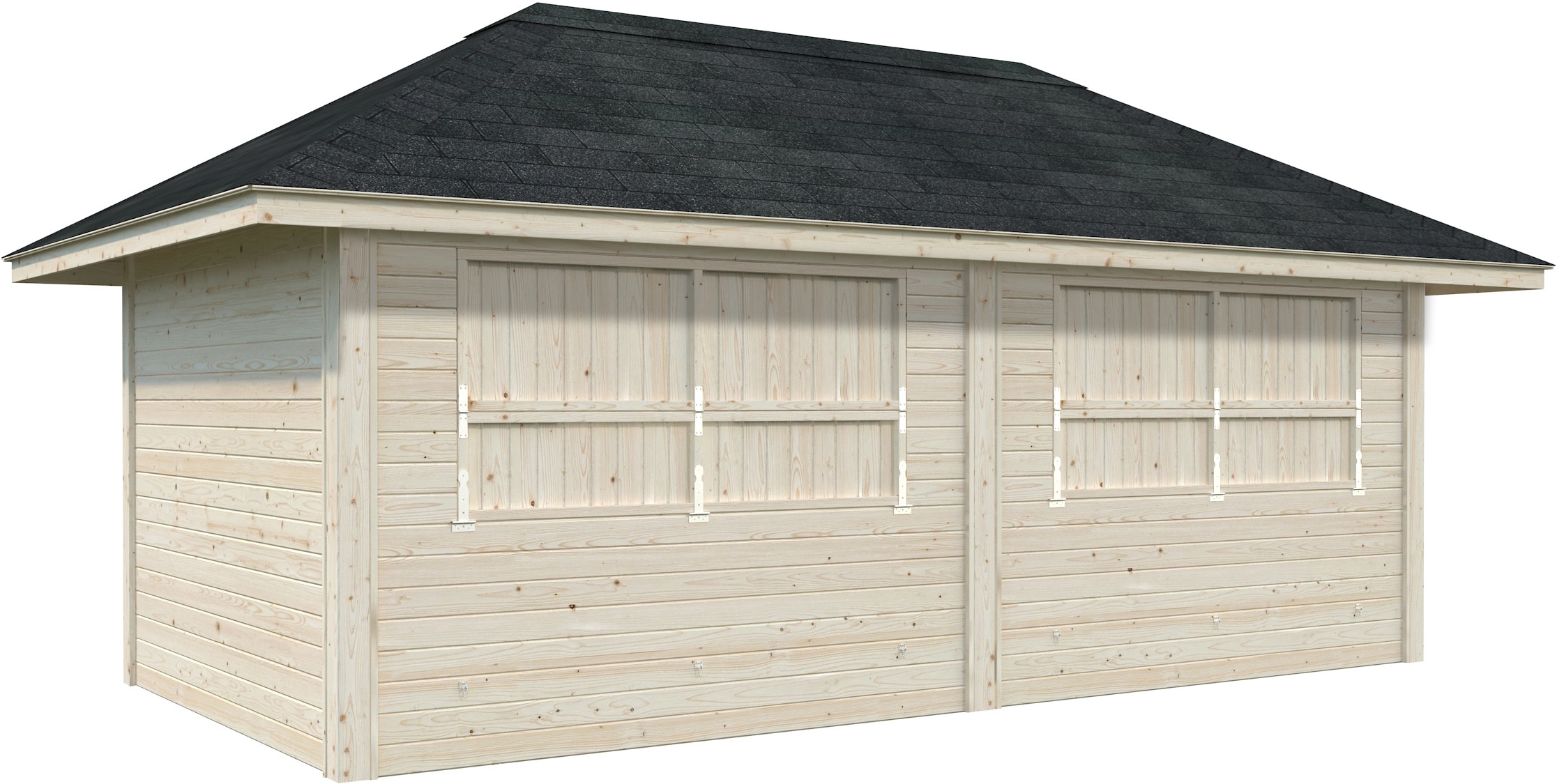 Palmako Holzpavillon »Bianca 16,6 m² Set 111« BxTxH: 672x384x319 cm