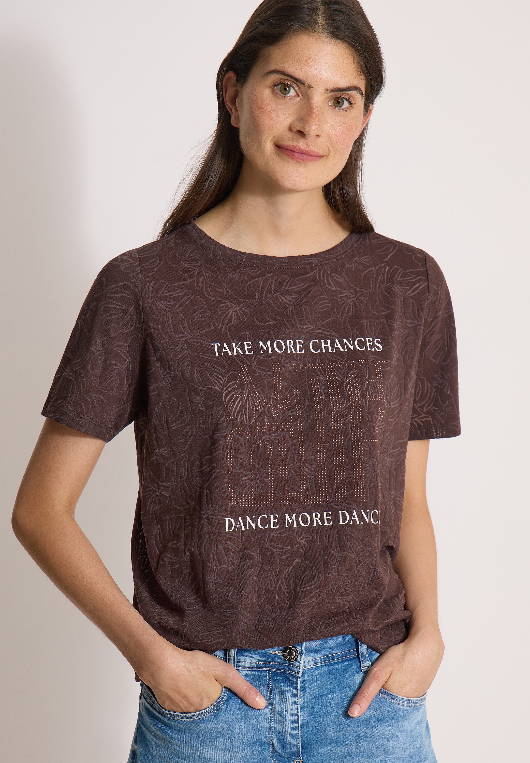 Cecil T-Shirt mit Wording