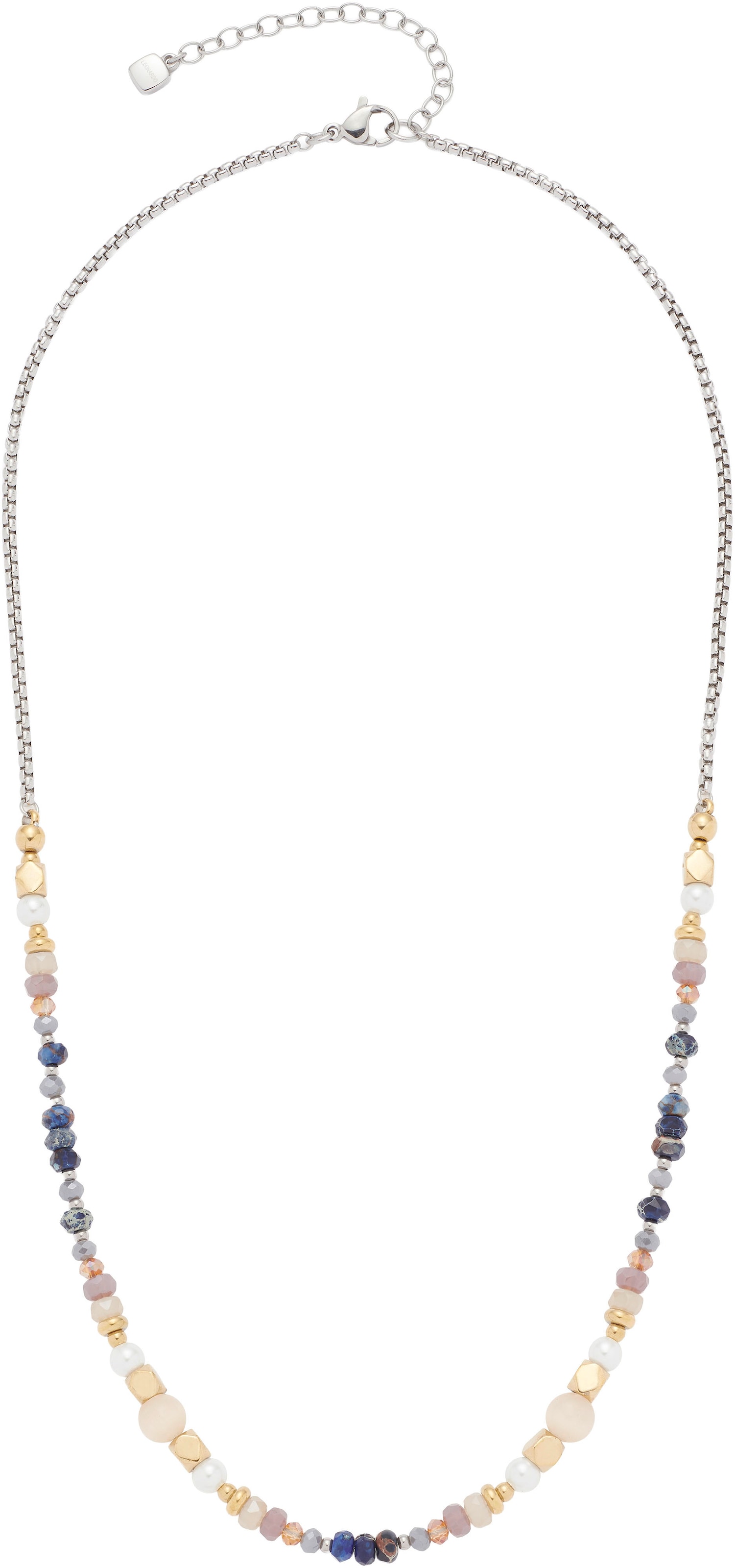 LEONARDO Charm-Kette »Halskette Babsi, 024313«, mit Sodalith - mit Cat´s Eye