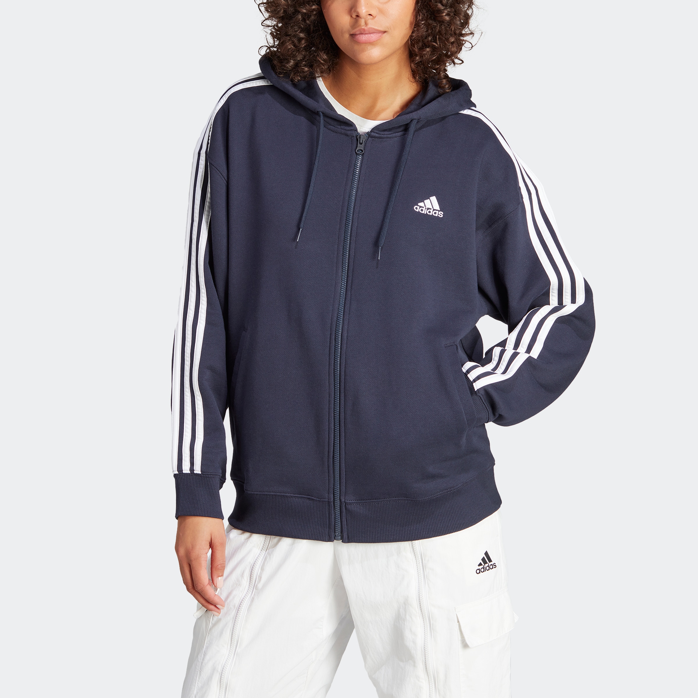 adidas Sportswear Kapuzensweatjacke "W 3S FT FZ O HD" günstig online kaufen