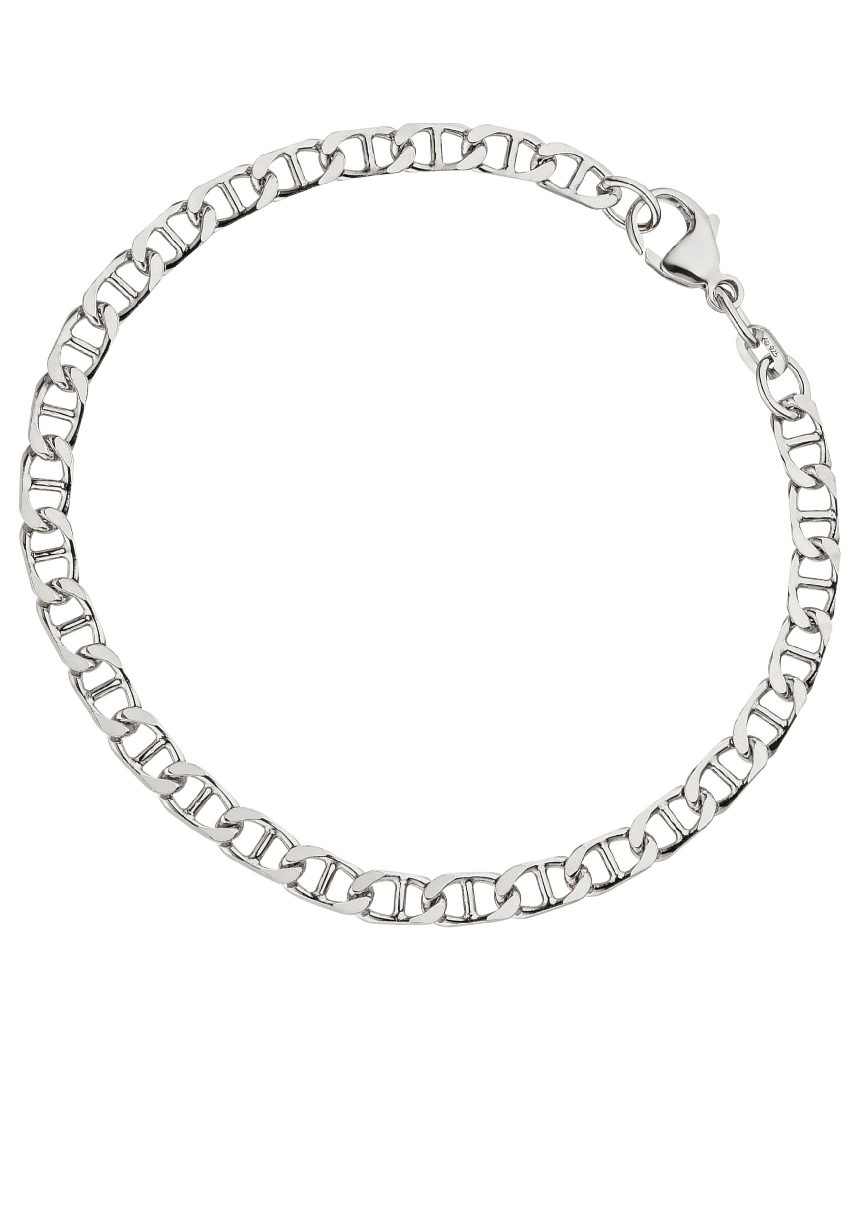 JOBO Silberarmband »Armband« 925 Silber rhodiniert 21 cm