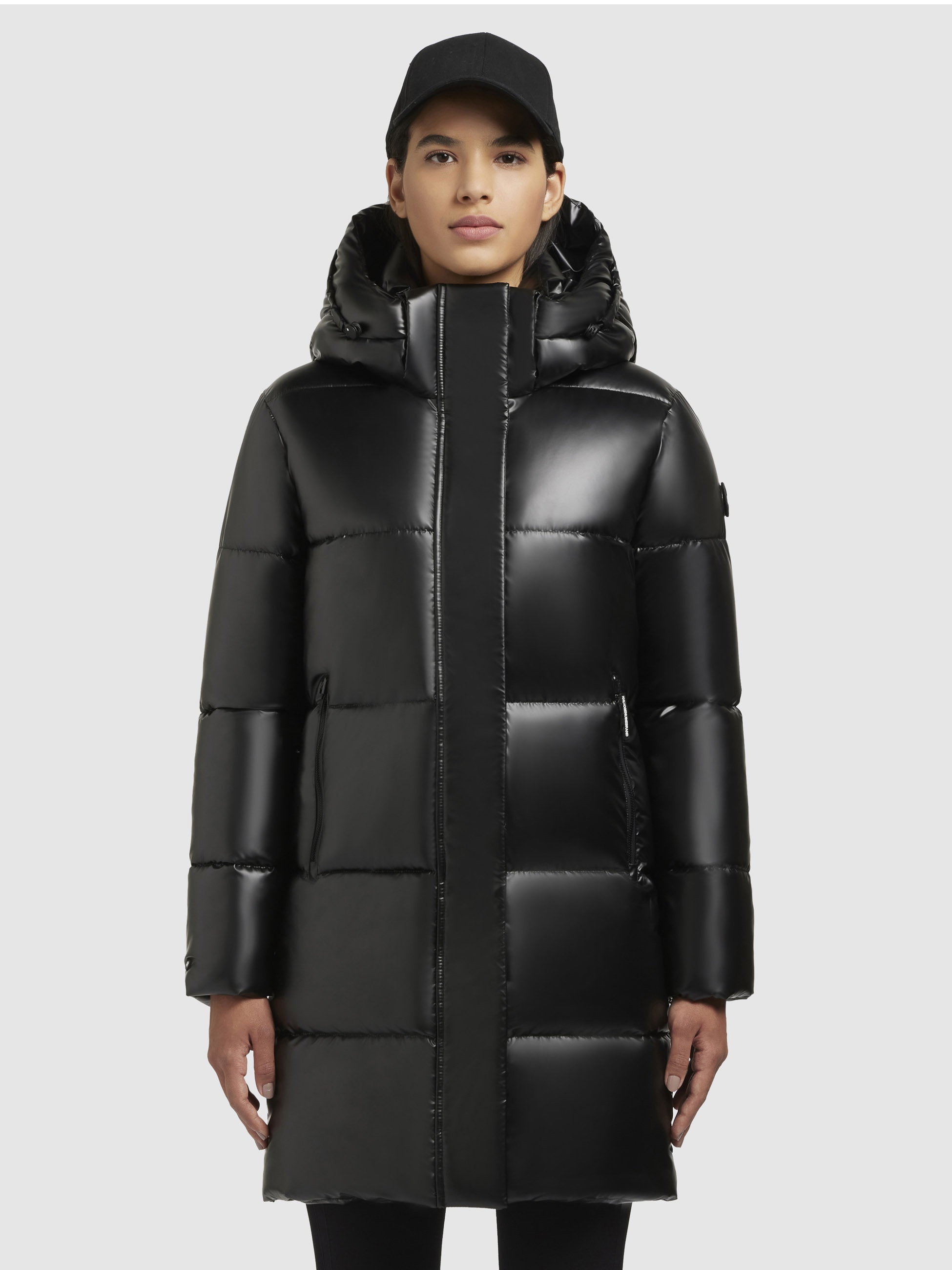 khujo Steppjacke »HAYA SHINY«, mit Kapuze