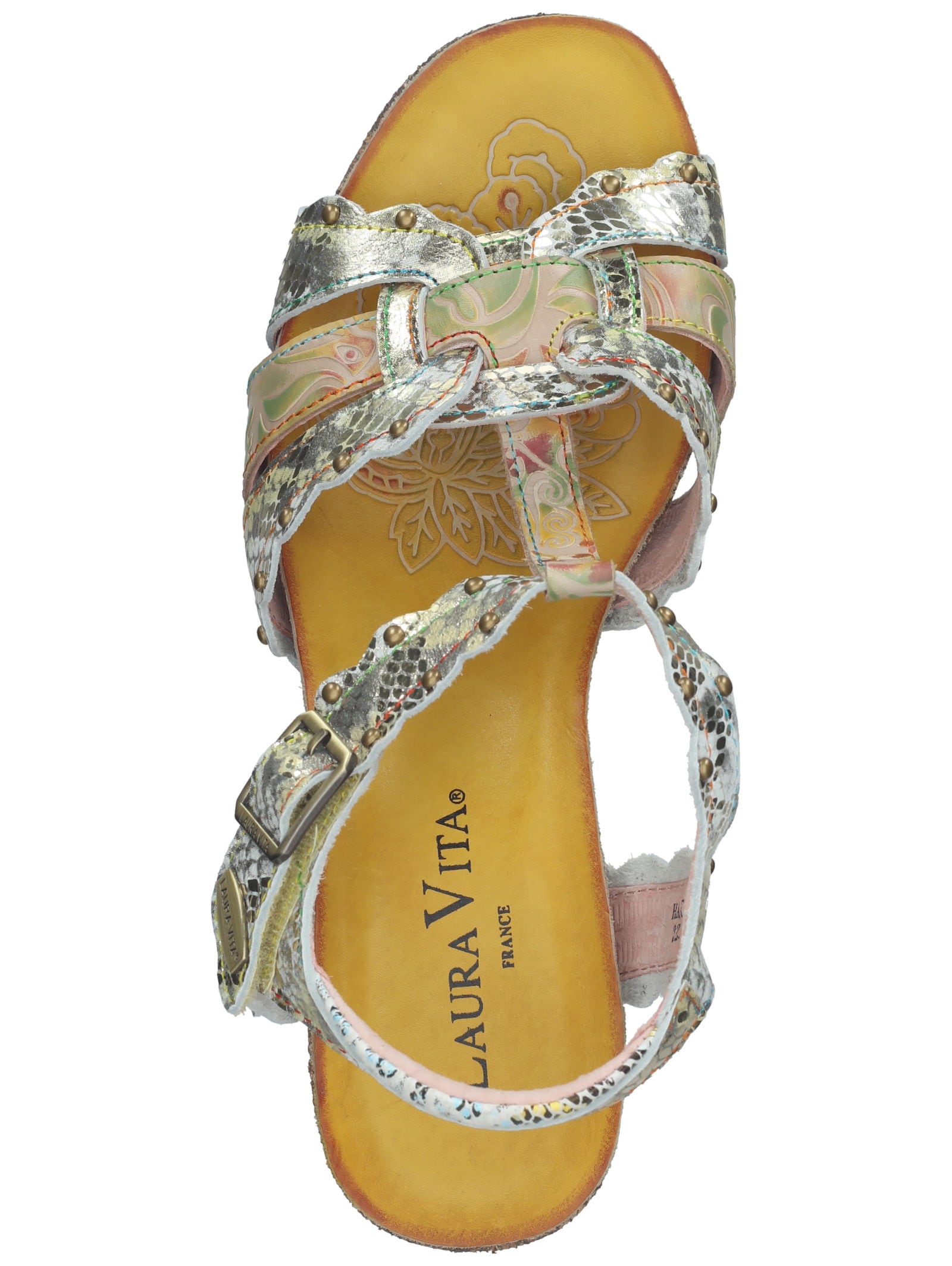 LAURA VITA Keilsandalette »LAURA VITA Sandalen Leder«