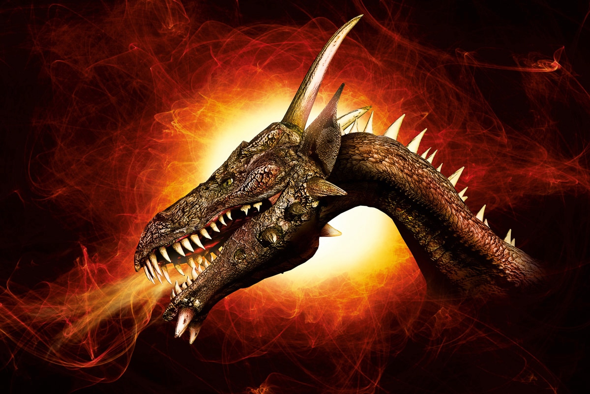 Papermoon Fototapete "Drache"