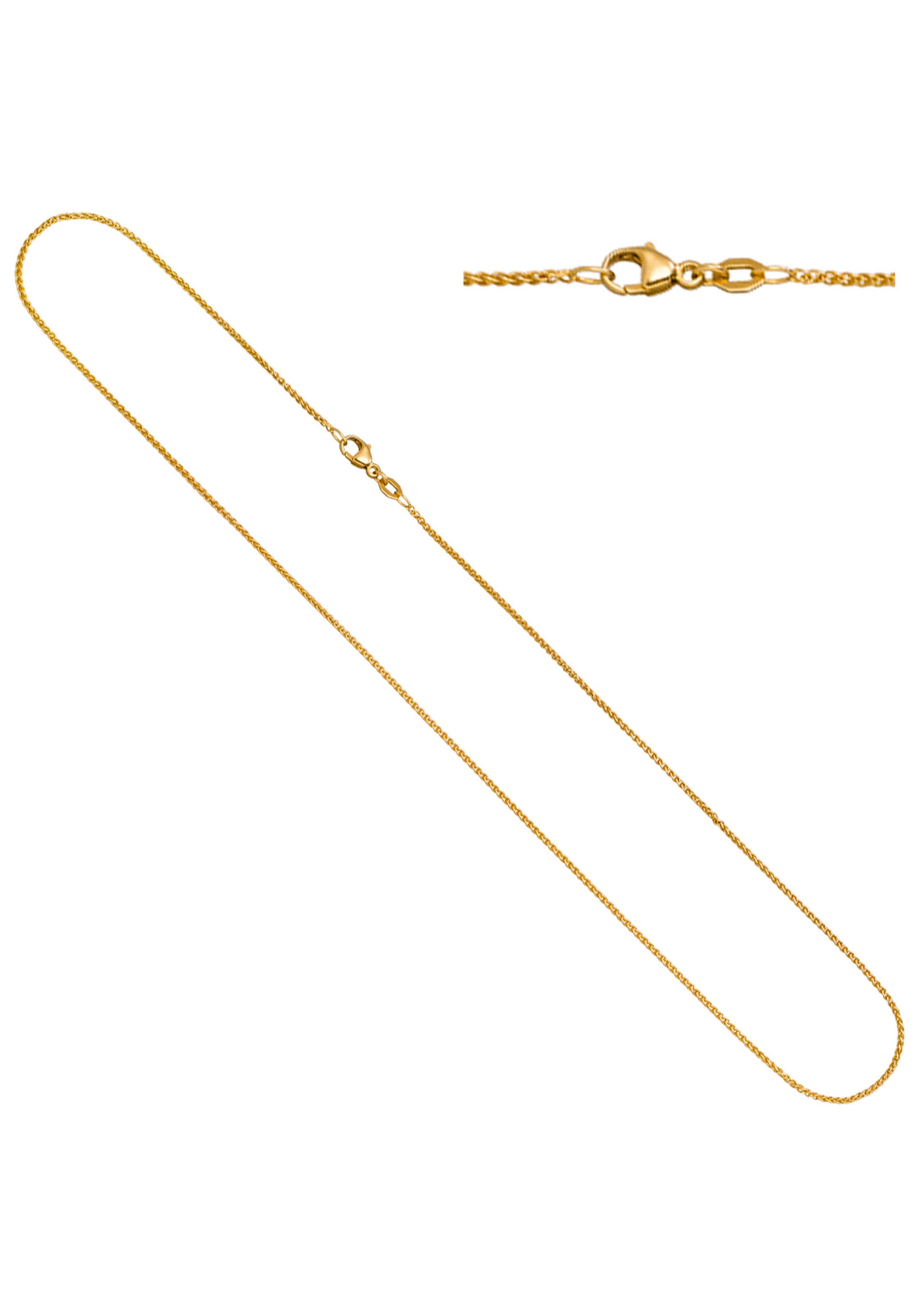 JOBO Kette ohne Anhänger »Zopfkette«, 750 Gold 1,3 mm 45 cm