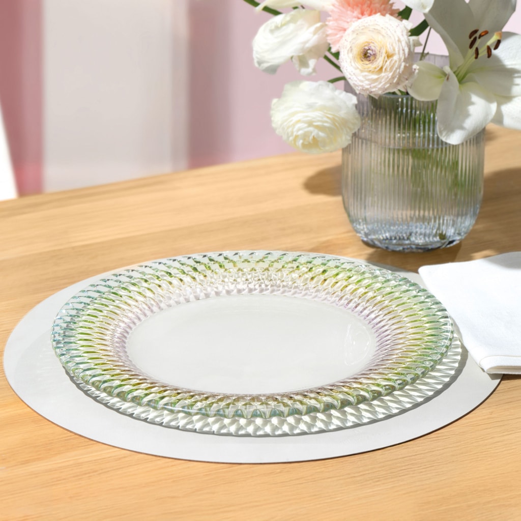 Villeroy & Boch Speiseteller »Platzteller Boston Pearl ø 32 cm 2er Set bunt« Spülmaschinenfest