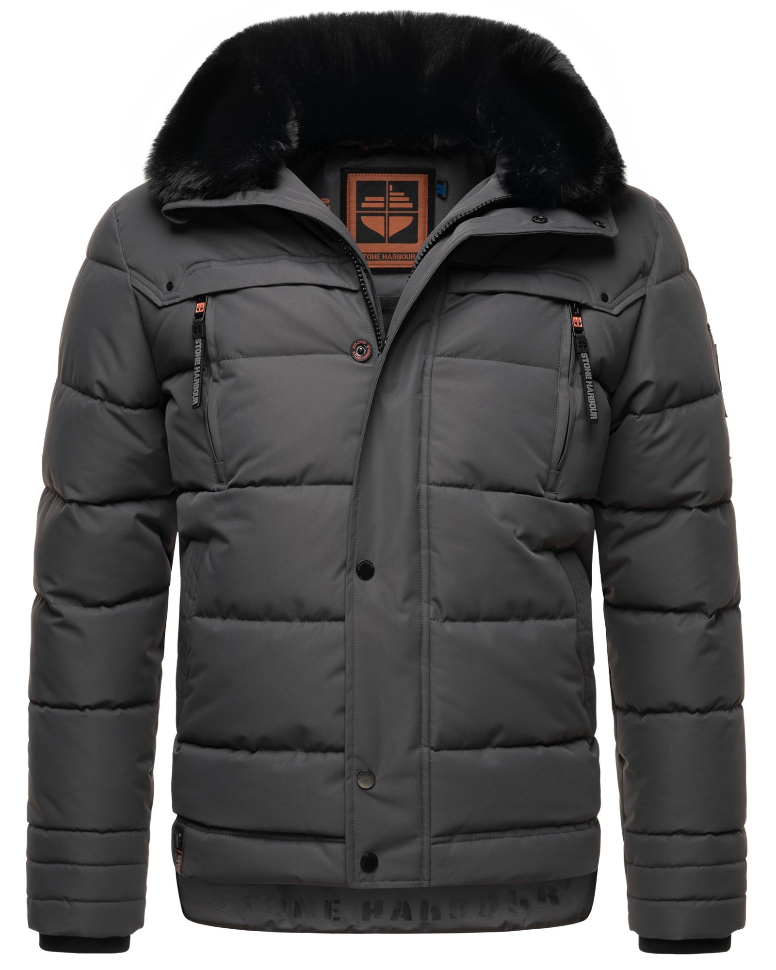 Stone Harbour Steppjacke "Witas" mitKapuze gesteppte Herren Winterjacke mit günstig online kaufen