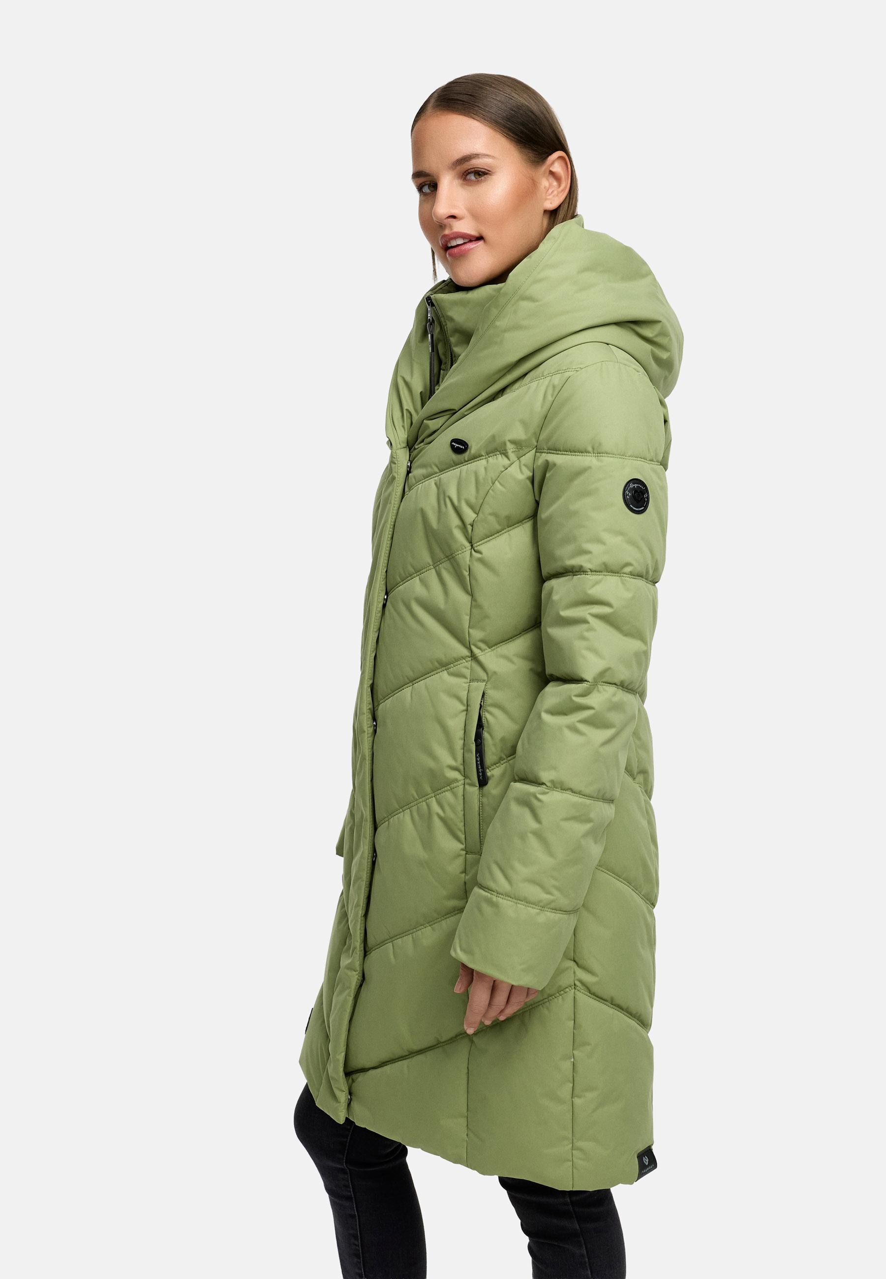 Ragwear Steppmantel »Natalka« stylischer, gesteppter Winterparka mit gefütterter Kapuze