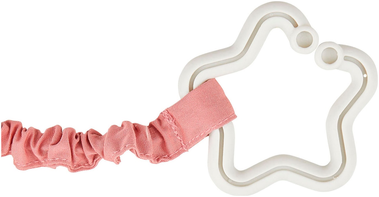 Sterntaler® Kinderwagenkette »Kinderwagenkette Hase Hanni« mit Spiegel und Rassel