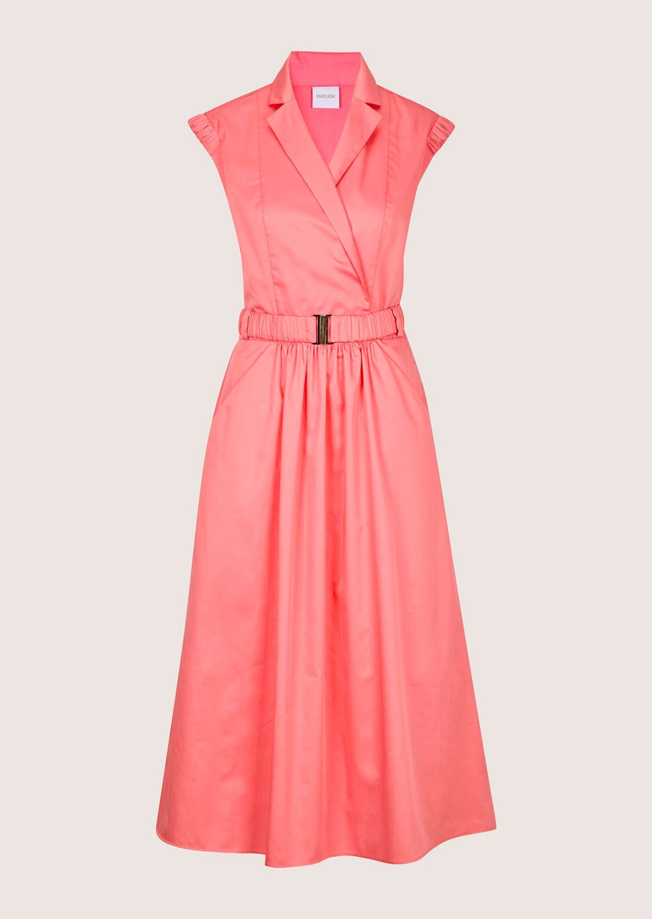 MADELEINE Midikleid "Wickelkleid Sommerkleid mit Gürtel" Eingrifftasche Rev günstig online kaufen