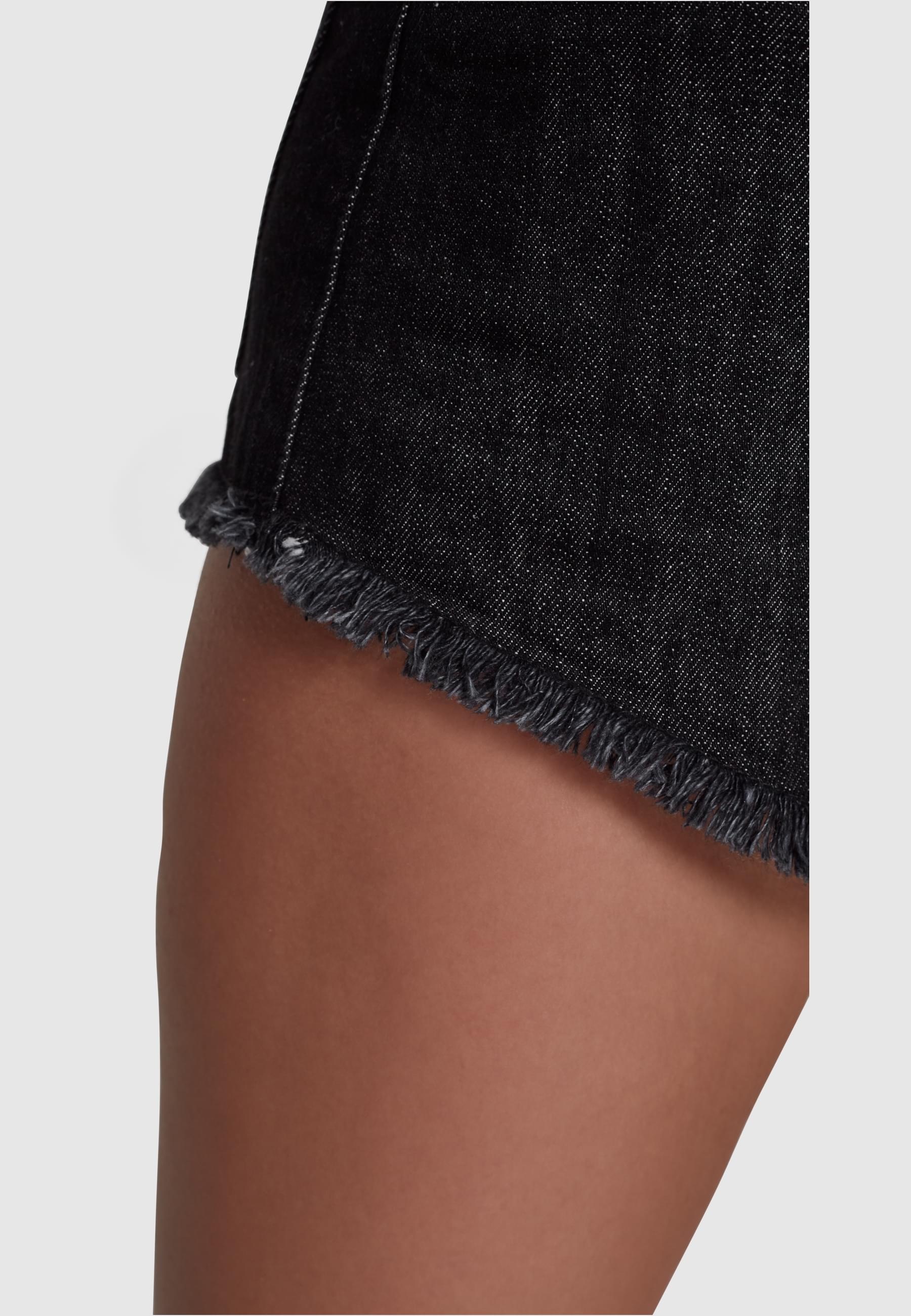 URBAN CLASSICS Stoffhose »Urban Classics Damen Ladies Denim Hotpants«, (1 tlg.)