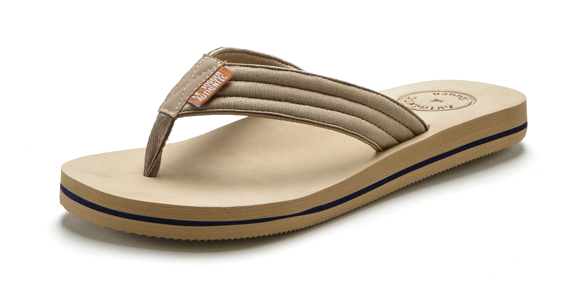 AUTHENTIC LE JOGGER Zehentrenner, Pantolette, Badeschuh, ultraleichtes Material Unisex VEGAN