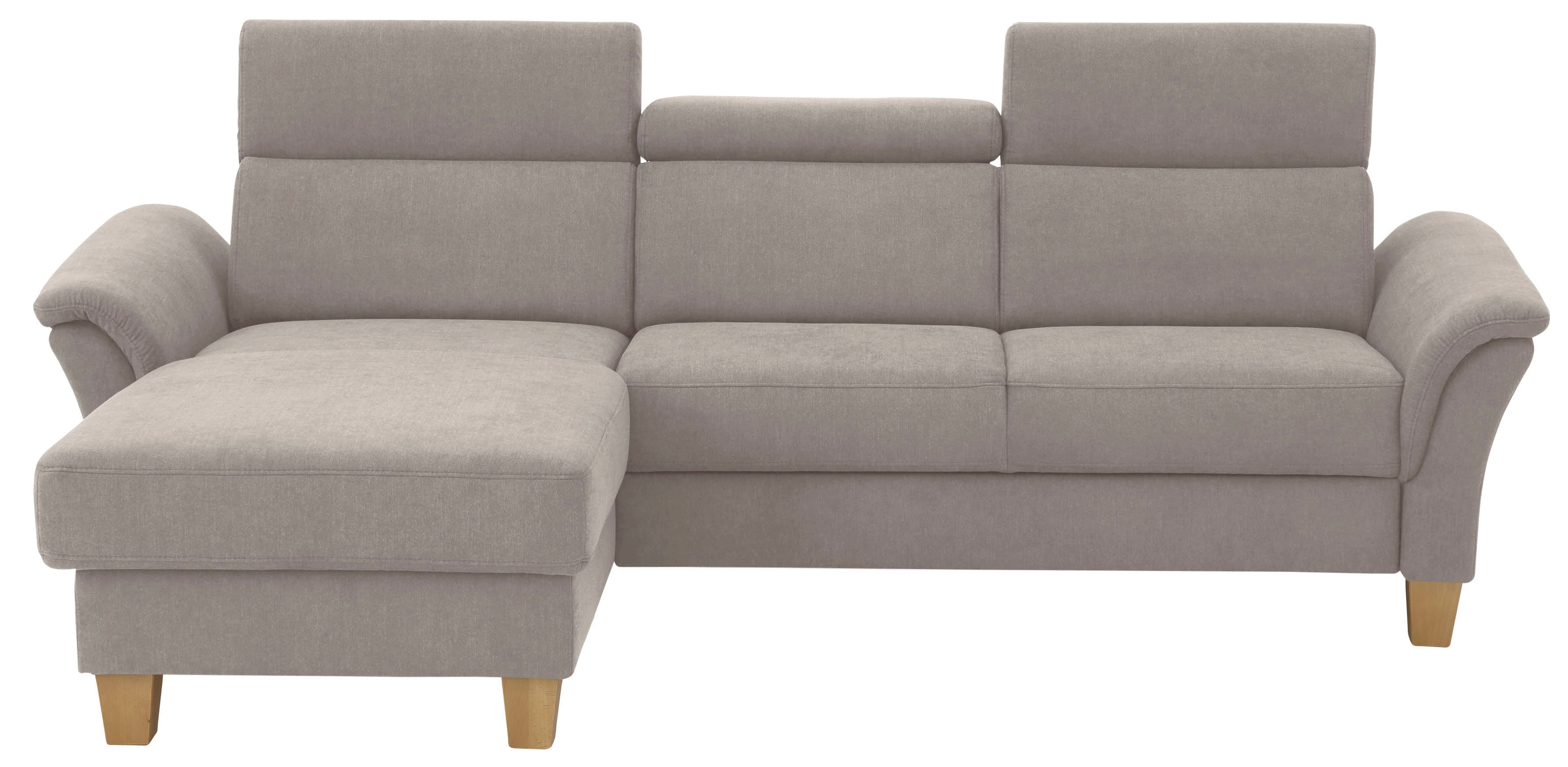 OTTO home Ecksofa "Conville L-Form" Federkern, wahlweise mit Schlaffunktion und Bettkasten bzw. Stauraum