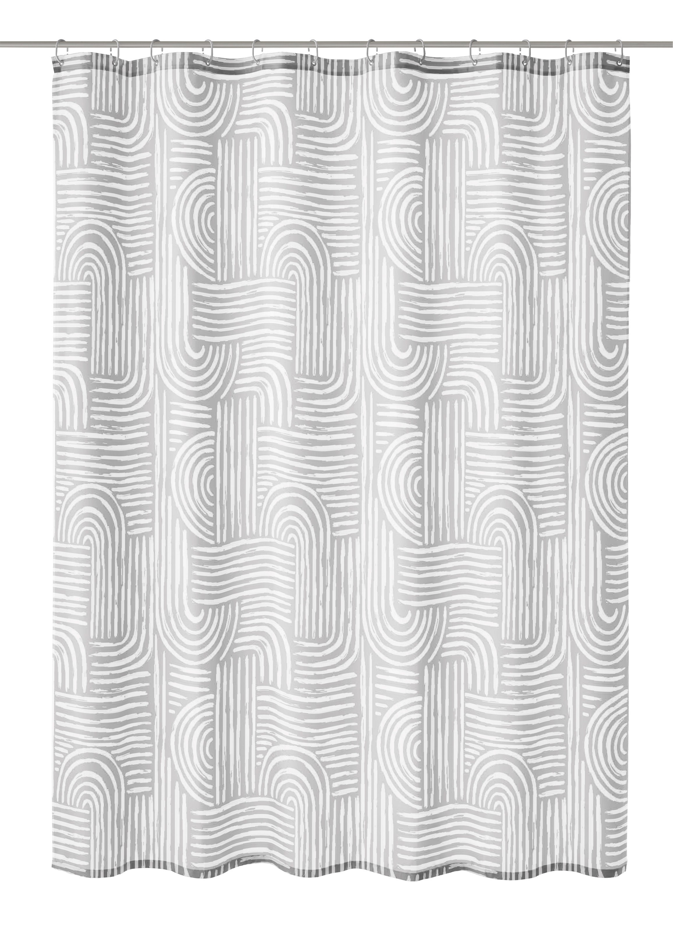 Kleine Wolke Duschvorhang "Linja" Breite 180 cm Set günstig online kaufen