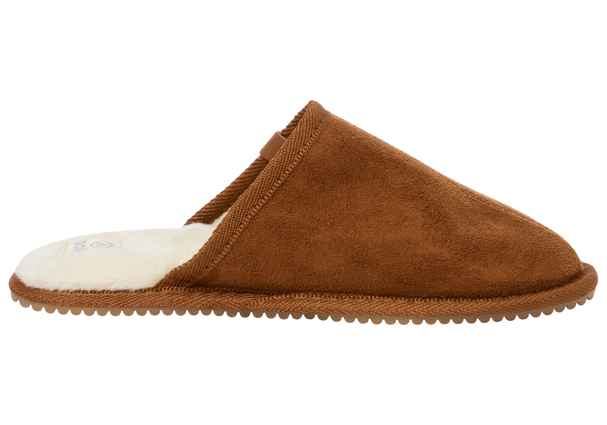 Apollo Pantoffel 2 Stk. tlg. aus Wildlederimitat mit Gummisohle günstig online kaufen