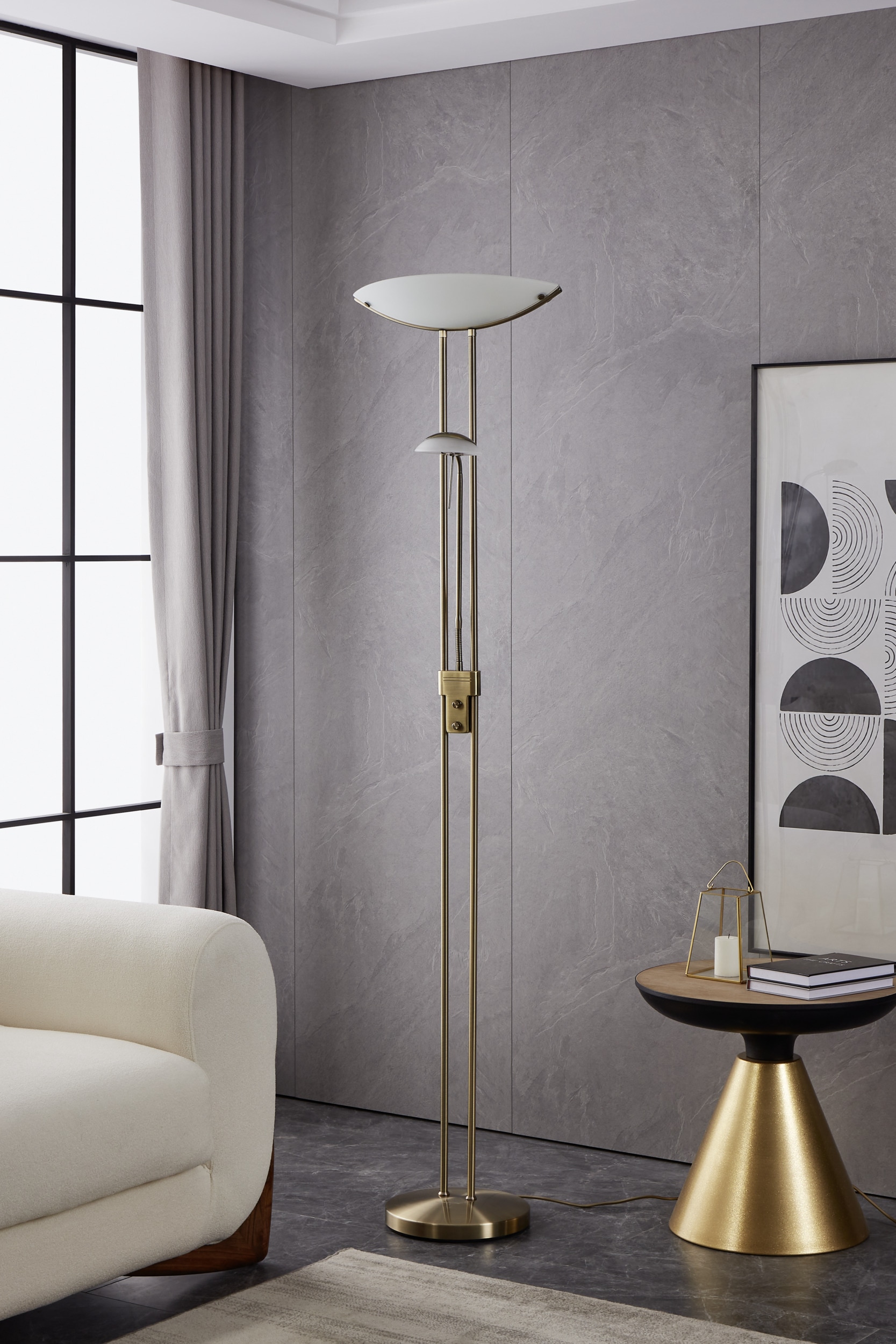 EGLO Stehlampe »BAYA Stehlampe - Stahl - R7S;G9 - 1X230W;1X33W - IP20« LED-Modul 1 Stk.