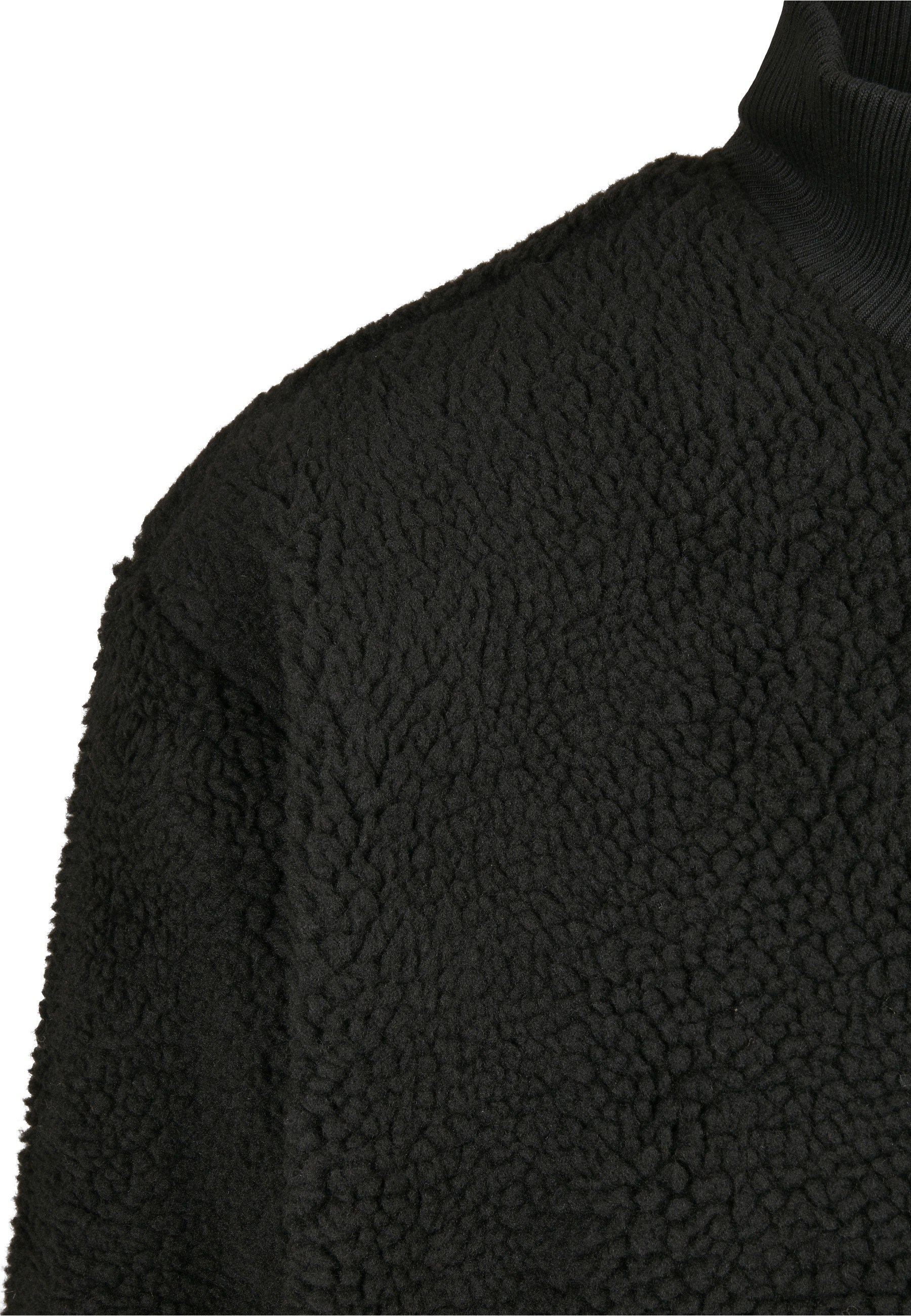 URBAN CLASSICS Winterjacke »Urban Classics Herren Boxy Sherpa Jacket« 1 Stk. tlg. ohne Kapuze