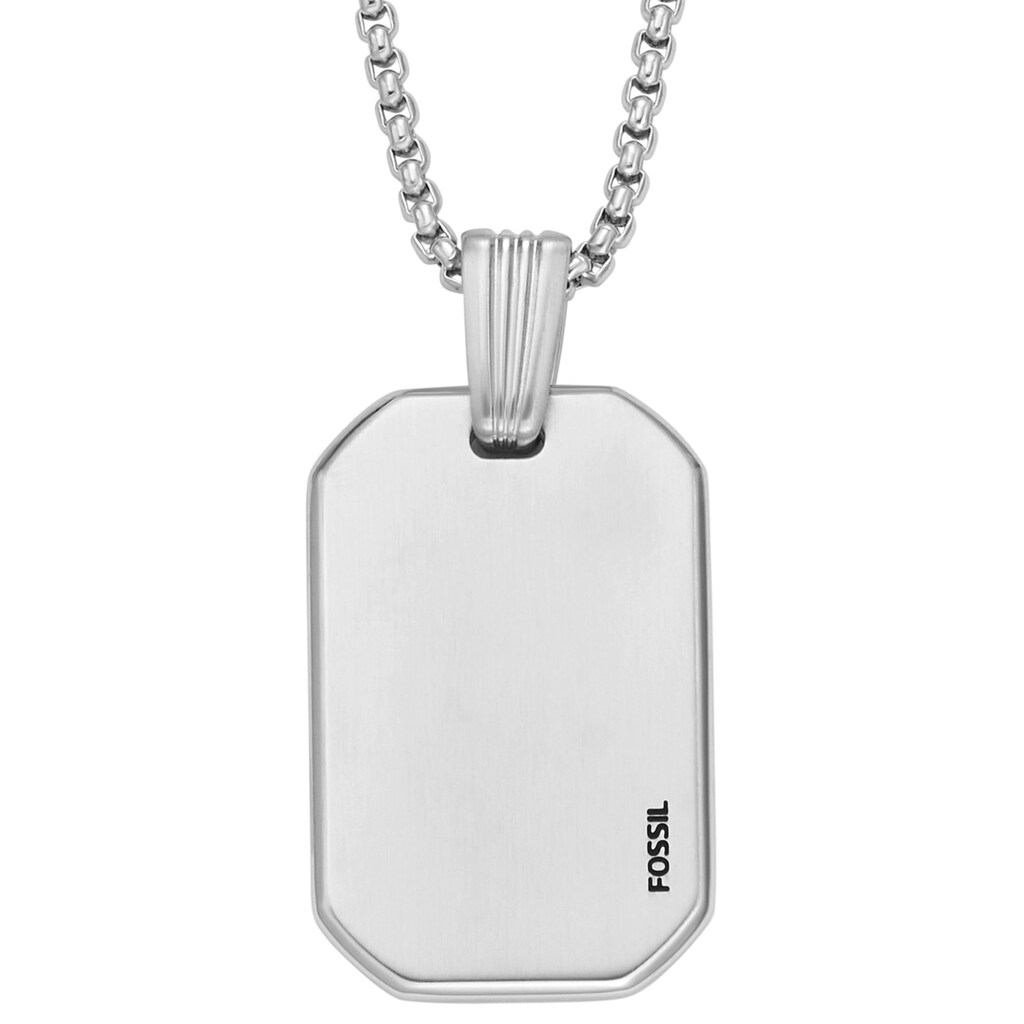 Fossil Kette mit Anhänger »Schmuck Geschenk Halskette Dog Tag DREW, JF04466040«