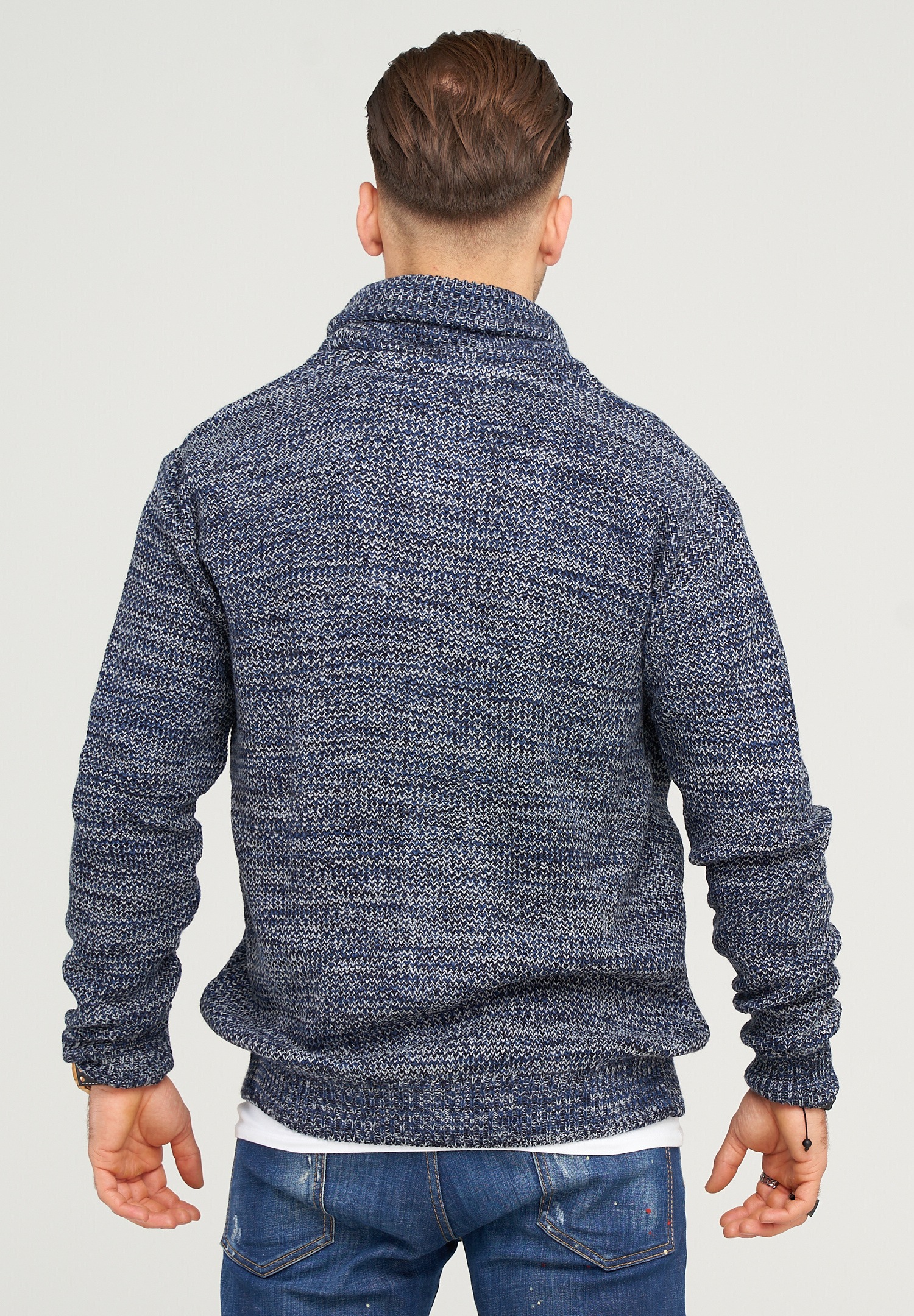 behype Strickjacke »MIKITA«, mit Schalkragen