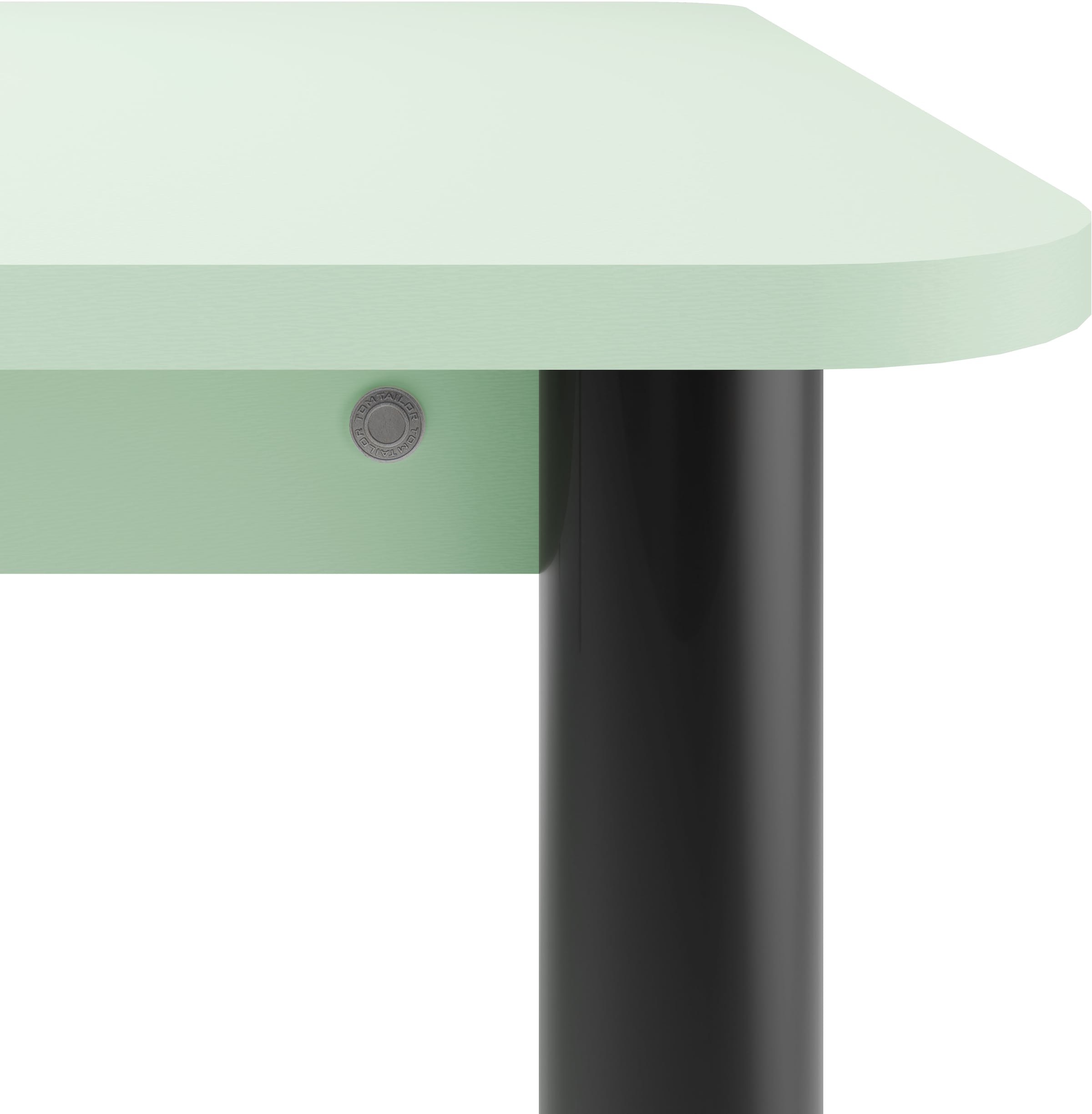 TOM TAILOR HOME Esstisch »COLOR TABLE«, (1 St.), Esstisch, 4-Fuß, 3 Größen, 3 Dekorfarben, 4 Fußfarben, ABS-Kante