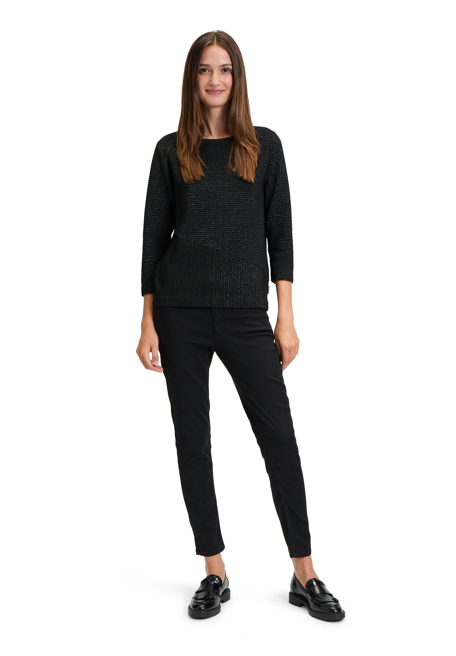 Betty&Co Sweatshirt »Betty & Co Damen Sweatpullover mit Lurexfaden«, Material