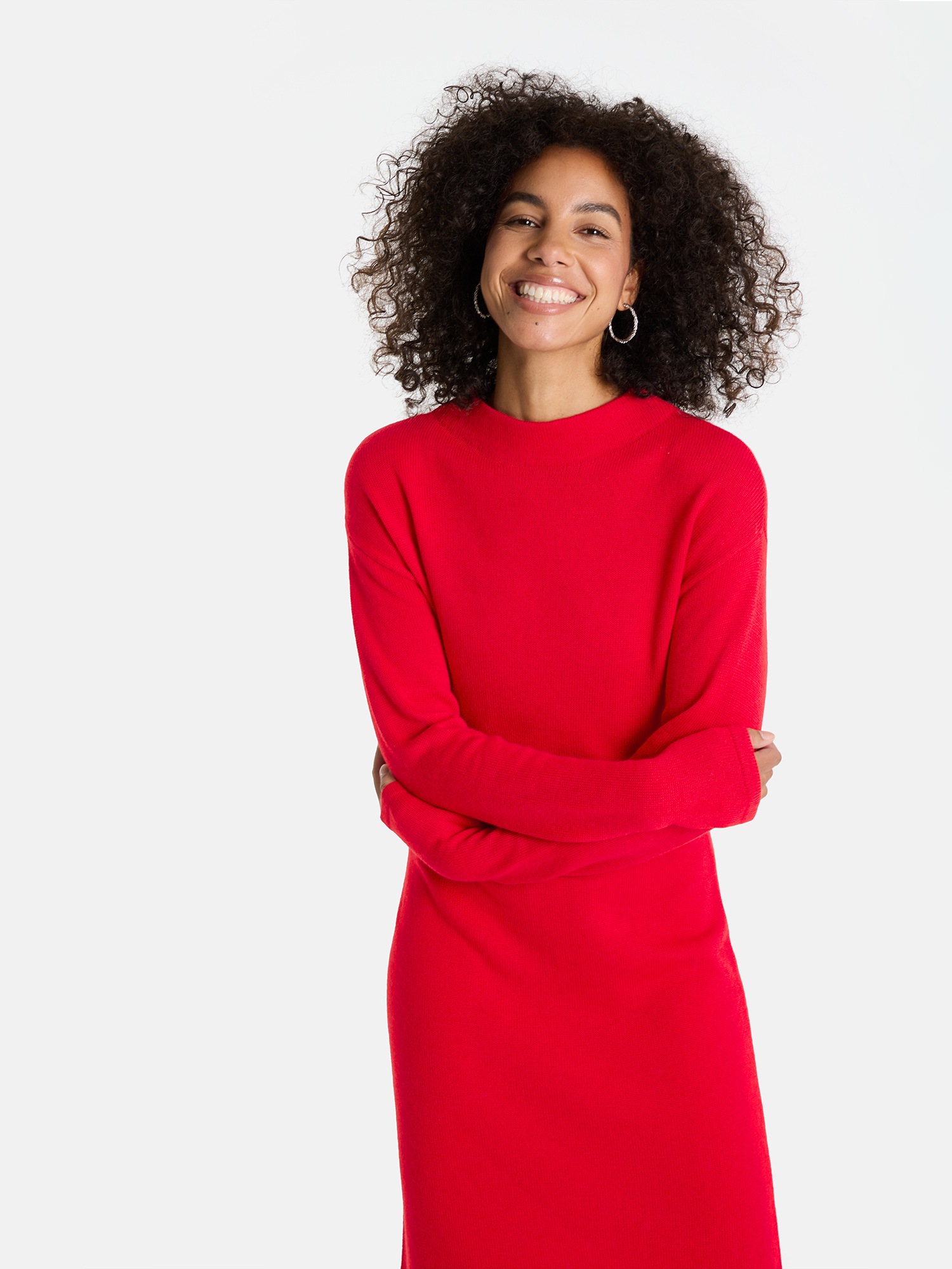 Lieblingsstück Strickkleid »LillemorL« mit kurzem Stehkragen