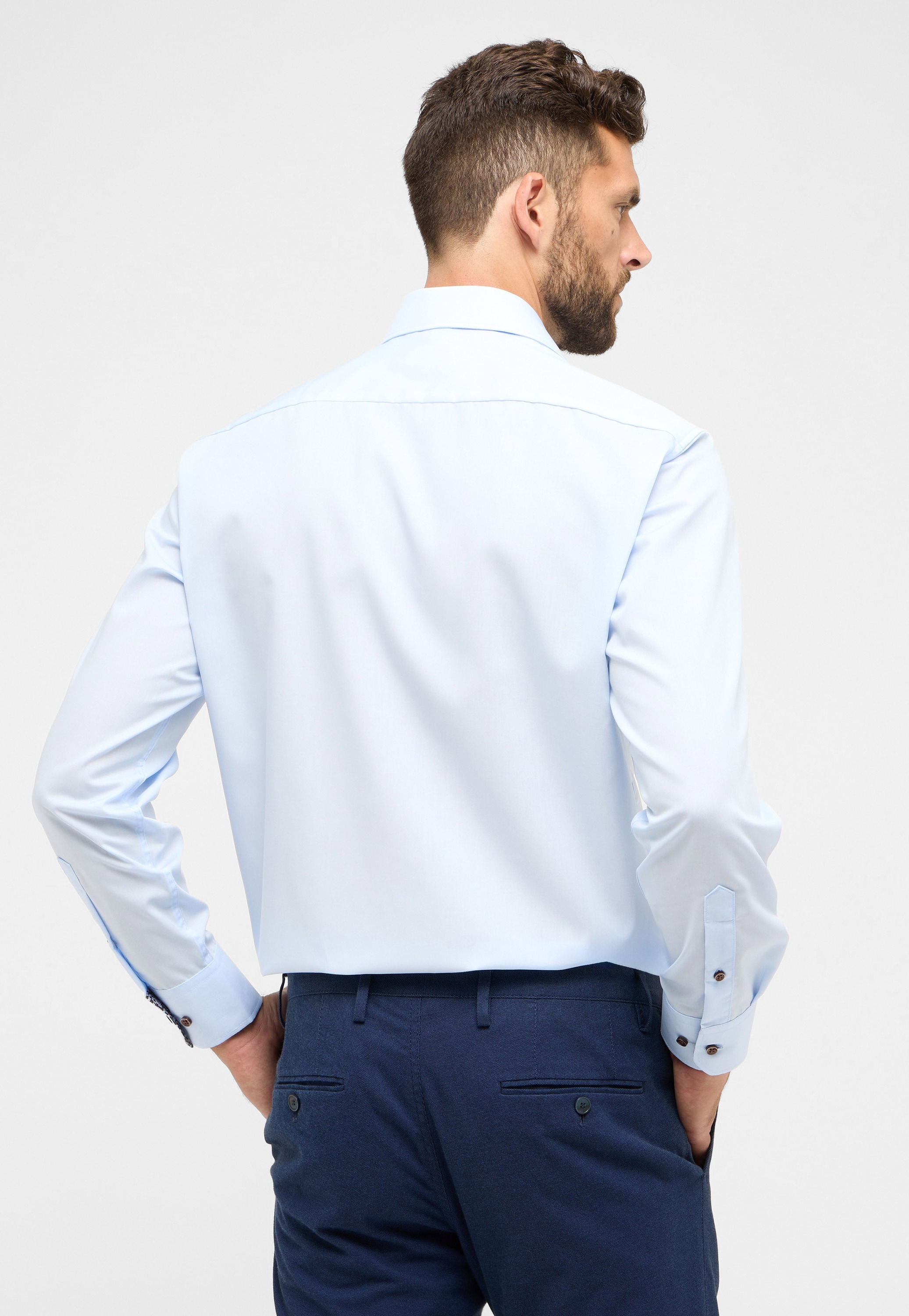 Eterna Langarmhemd »COMFORT FIT«, NON IRON (bügelfrei)