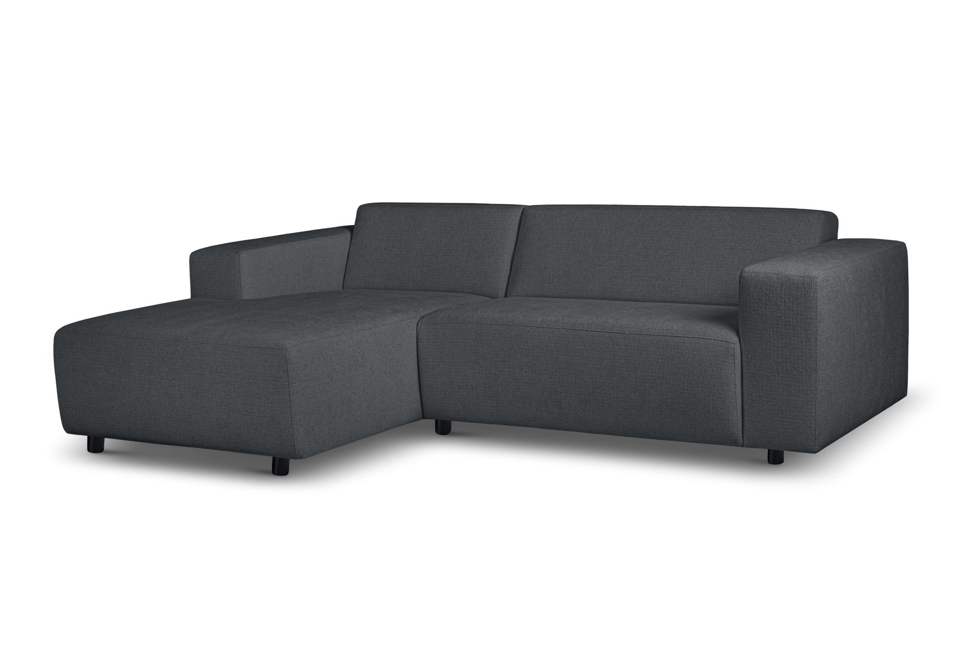 OTTO home Ecksofa »Jellon kompakte Eckcouch« Breite 232 cm, L-Form, Chenille, mit Welleunterfederung