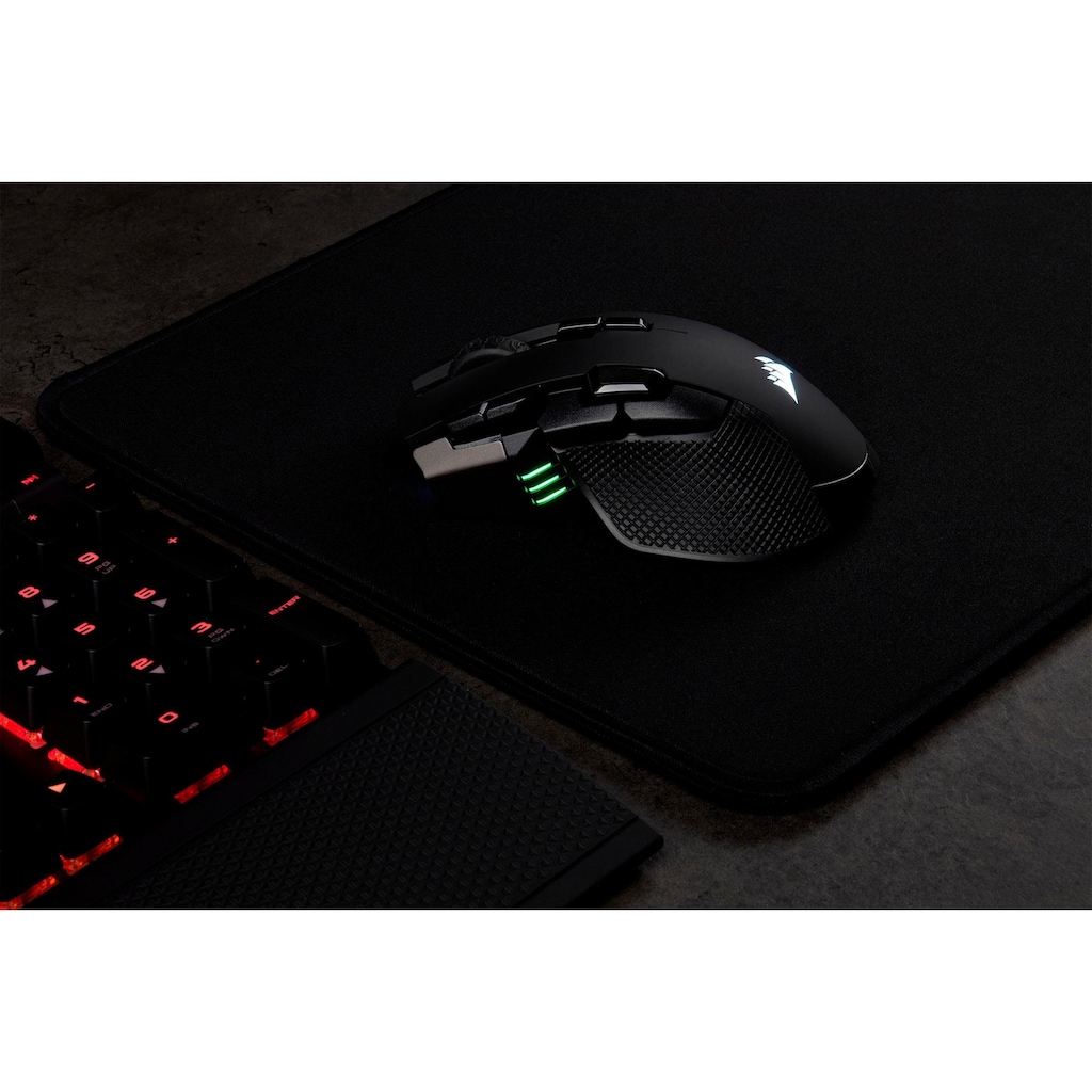 Corsair Gaming-Maus »IRONCLAW RGB WIRELESS Rechargeable«, Bluetooth-kabelgebunden, 1 MHz