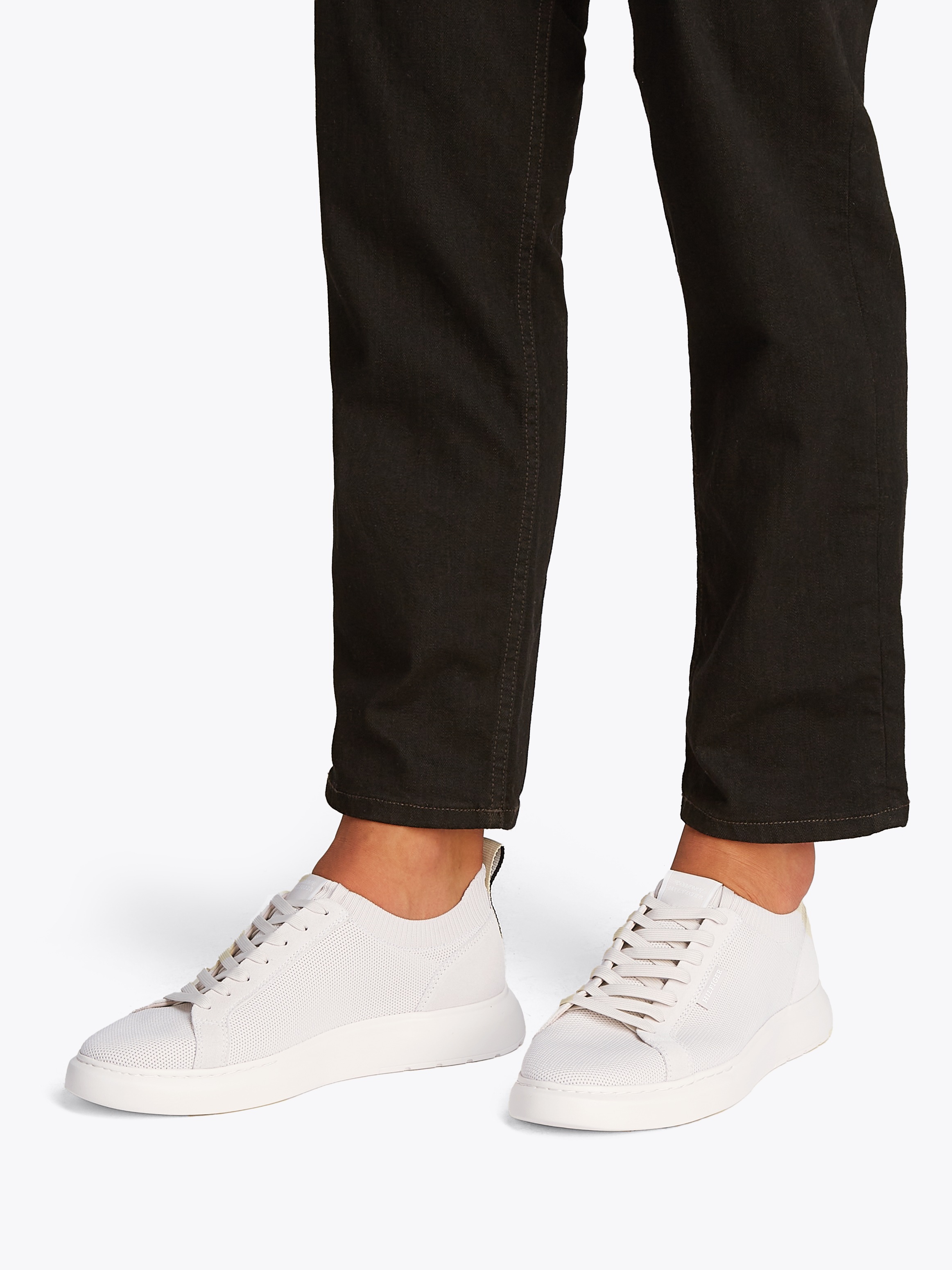 Tommy Hilfiger Sneaker "LIGHT CUPSOLE KNIT SEASONAL", Freizeitschuh, Halbsc günstig online kaufen