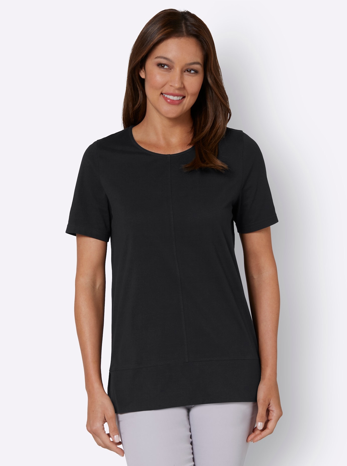 Classic Basics Kurzarmshirt "Kurzarm-Shirt" 1 Stk. tlg. günstig online kaufen
