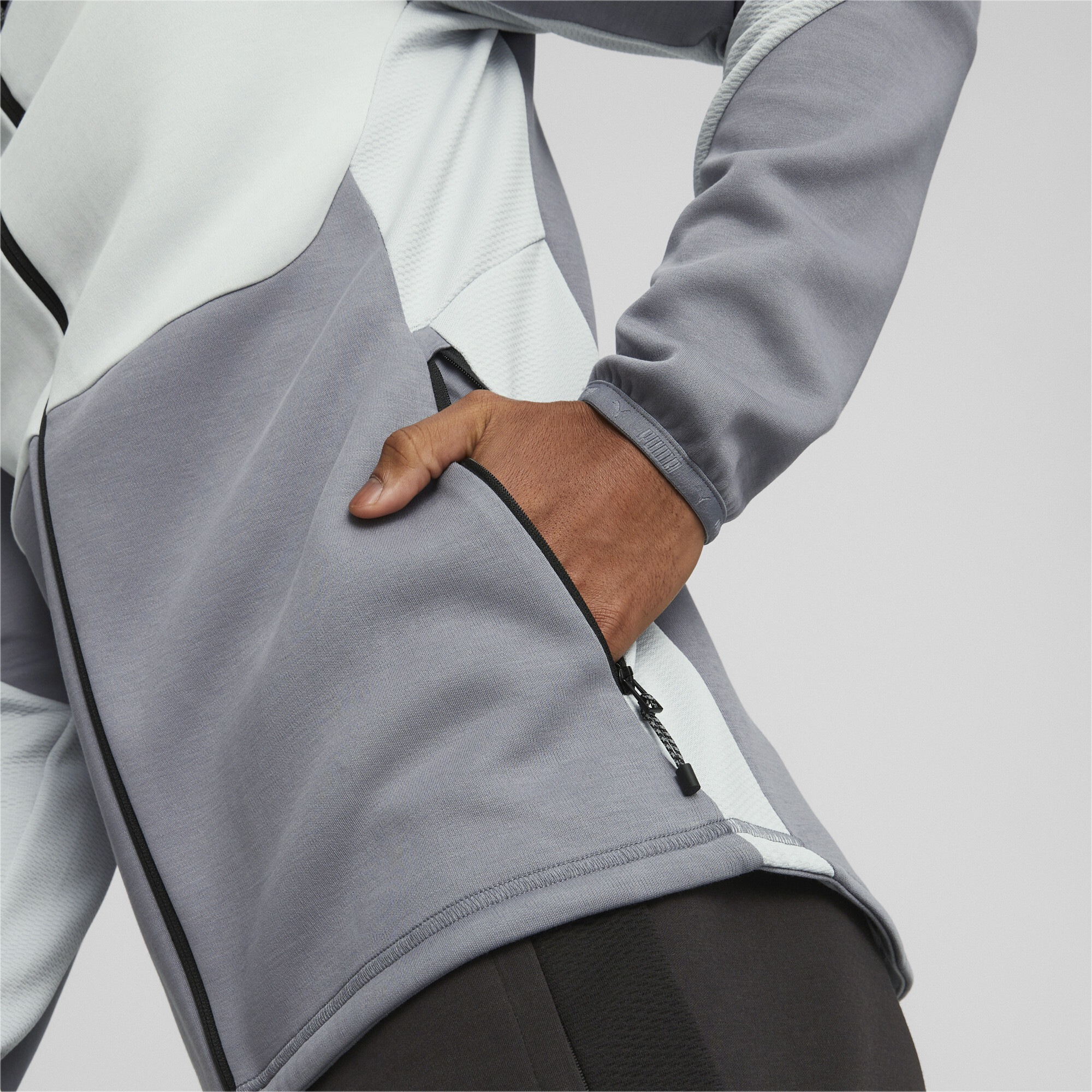 PUMA Sweatshirt »evoStripe Reißverschluss-Hoodie Herren«