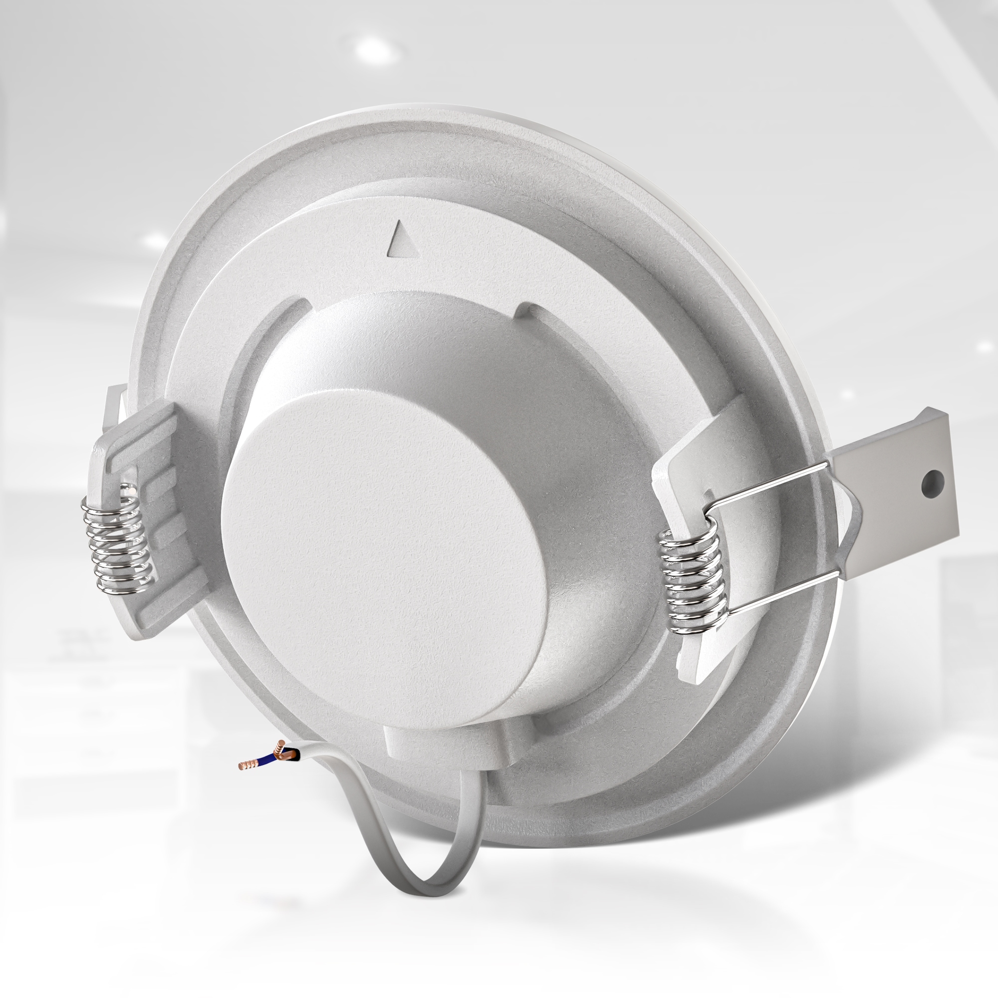 B.K.Licht LED Einbaustrahler, Leuchtmittel LED-Modul | LED fest integriert, Einbauspots, Bad, Einbauleuchten, weiß, dimmbar, Deckenspots, IP44
