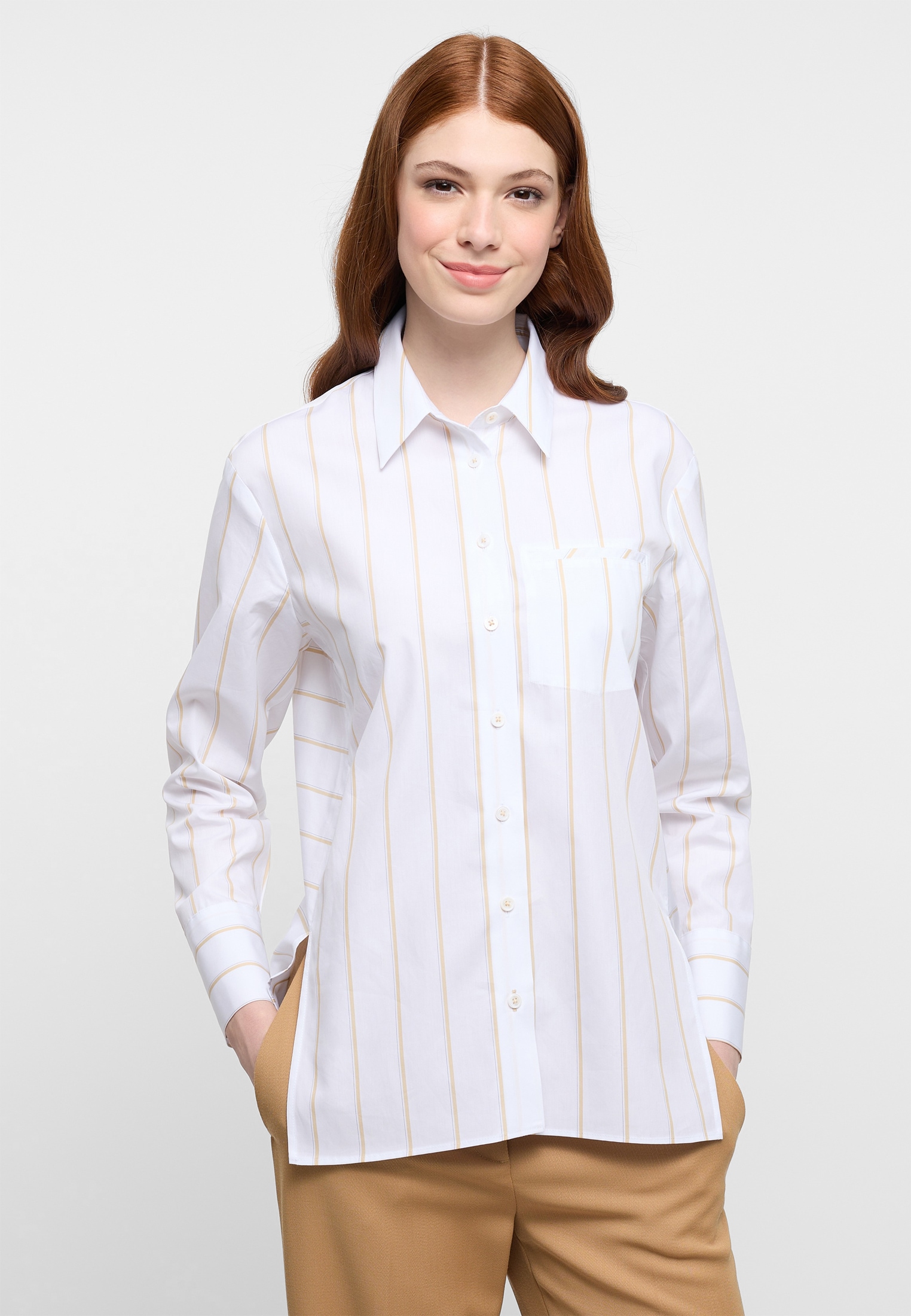 Eterna Hemdbluse "LOOSE FIT" EASY IRON (bügelleicht) günstig online kaufen