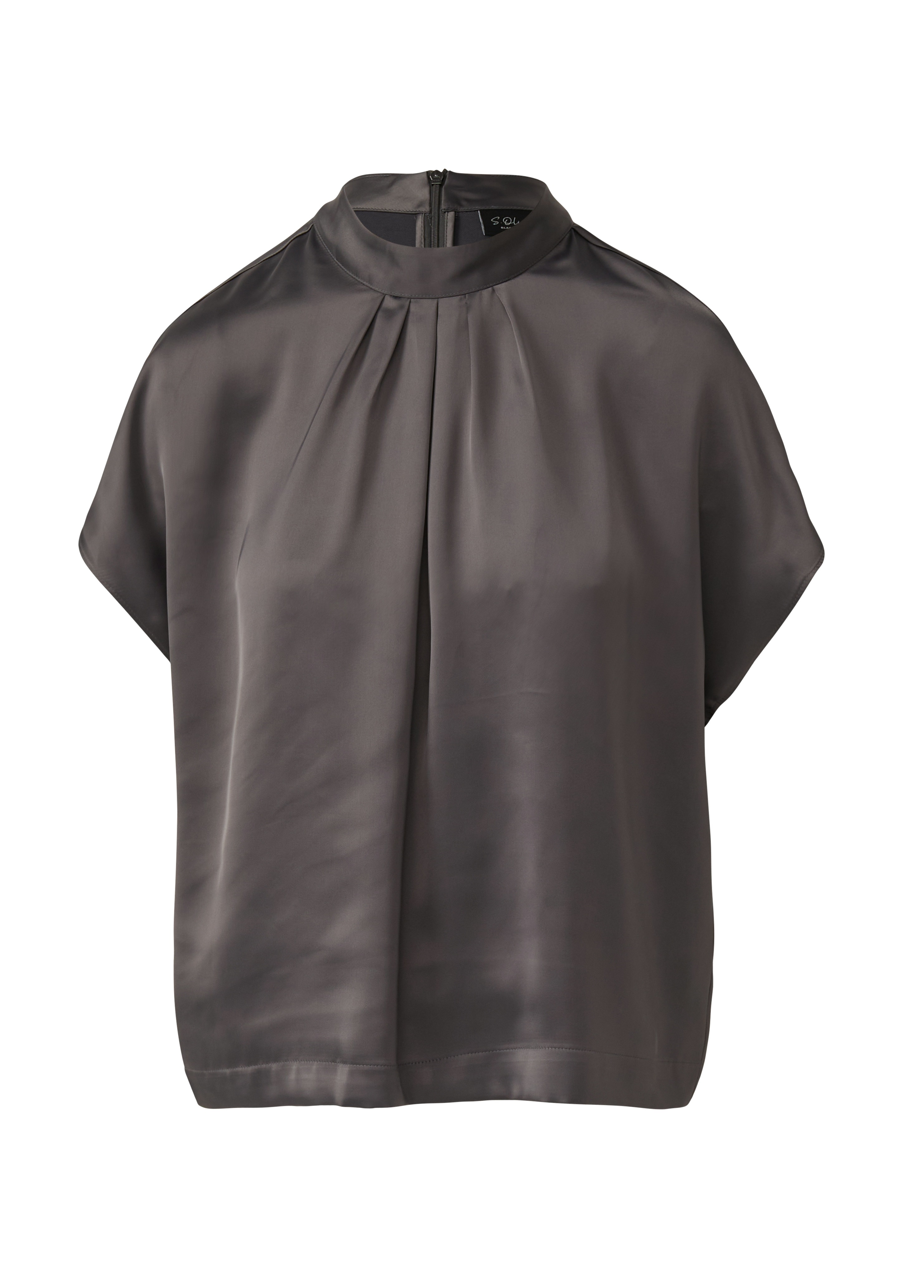 Thumbnail - s.Oliver BLACK LABEL Satinbluse mit Falten