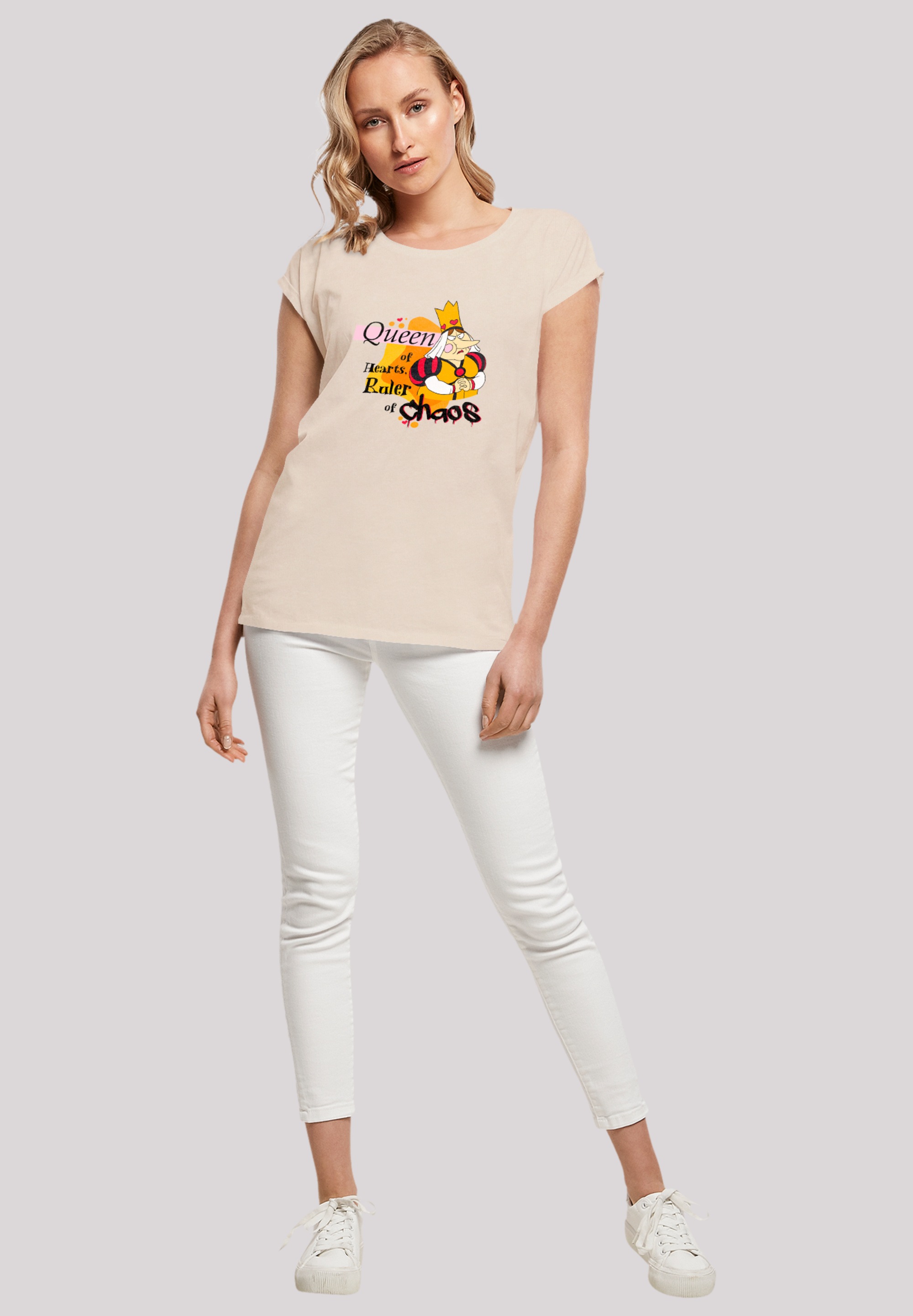 F4NT4STIC T-Shirt »Alice im Wunderland Queen Of Hearts« Retro, Heroes of Childhood, TV Serie