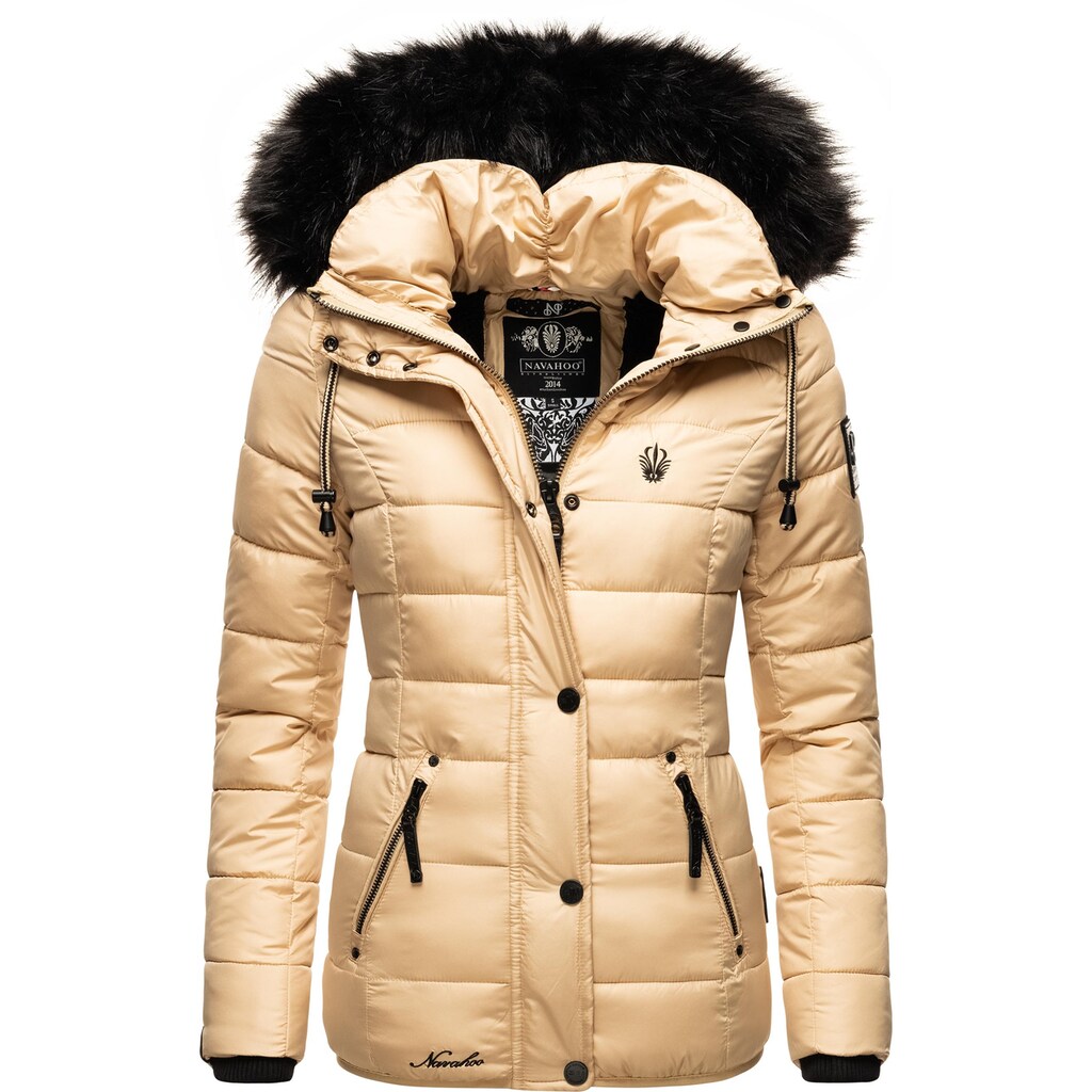 Navahoo Winterjacke »Zuckerbiene«, mit Kapuze