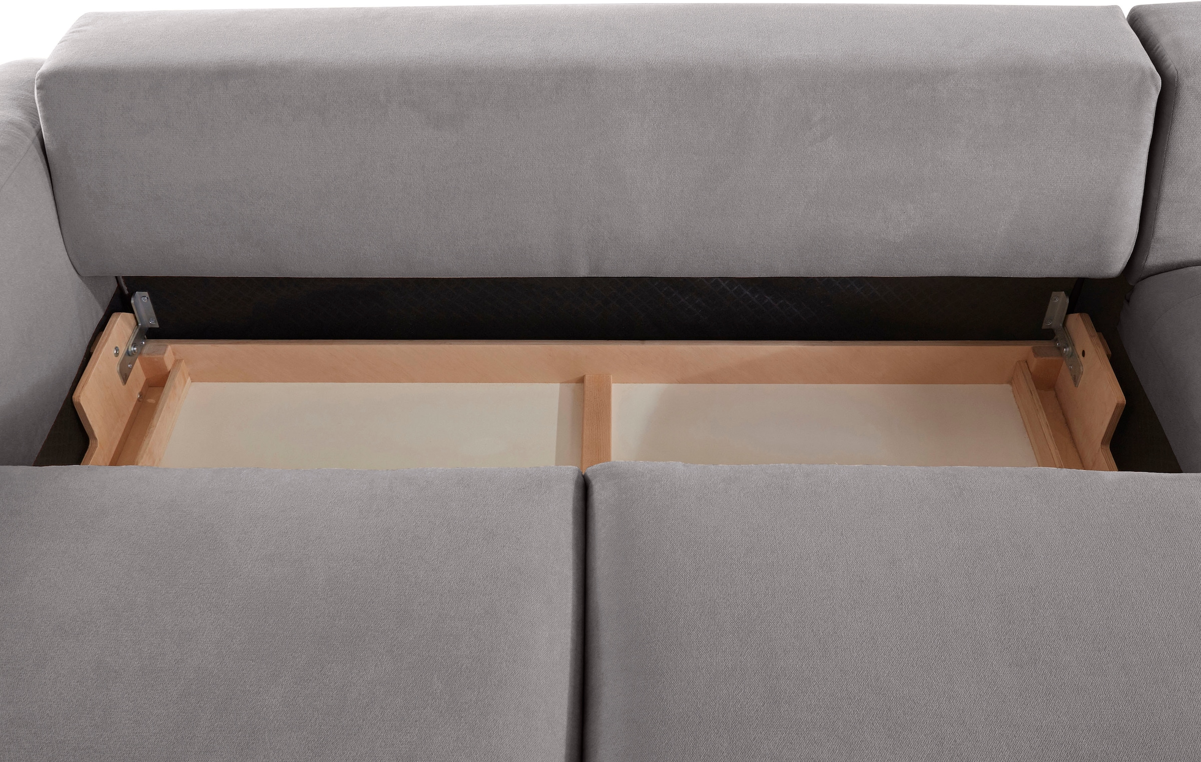 Places of Style Ecksofa »Bloomfield, bequem und elegant, L-Form«, wahlweise mit Bettfunktion und Bettkasten