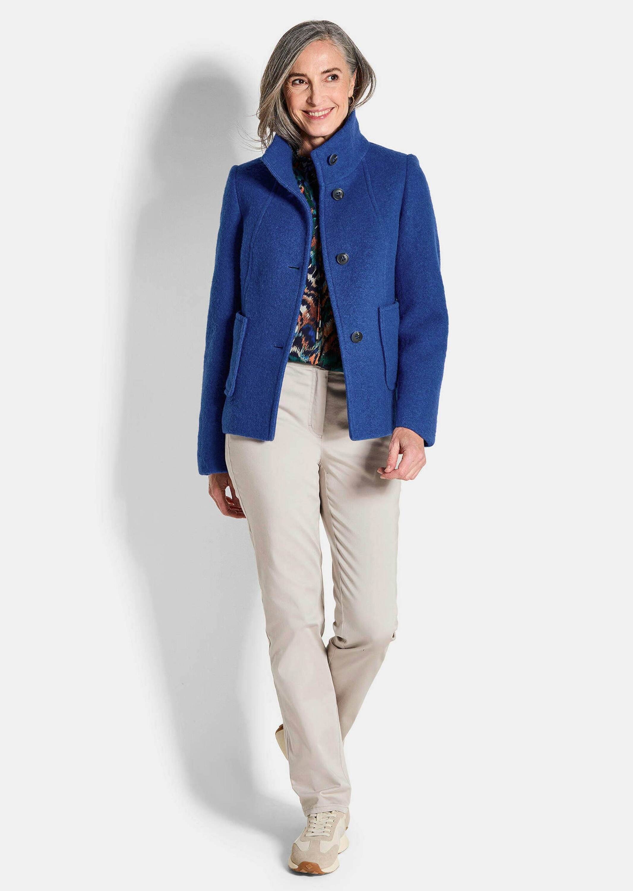 GOLDNER Wolljacke "Wollmix Jacke mit Stehkragen" günstig online kaufen