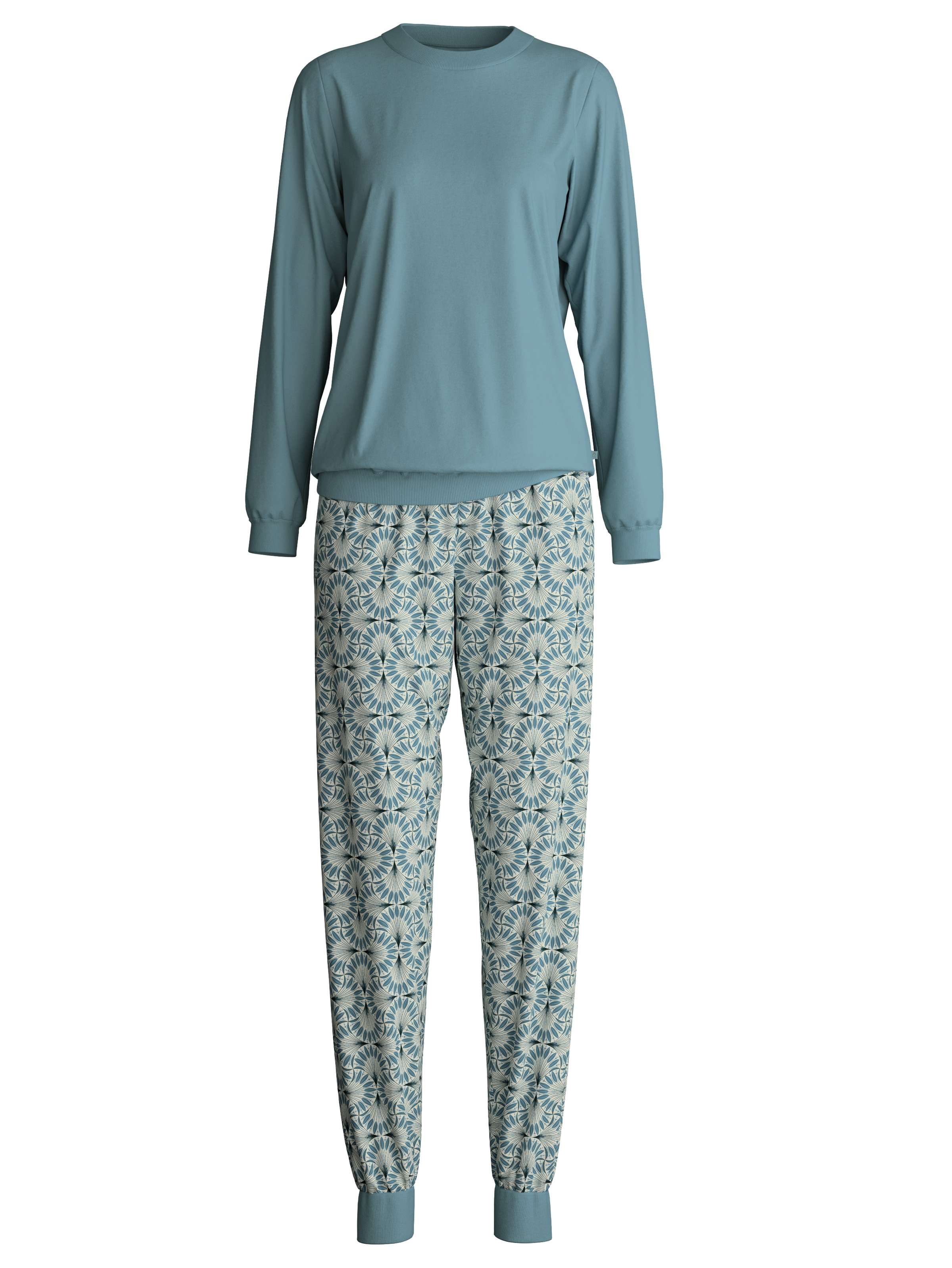 CALIDA Schlafanzug "Mystic Nights" 2 Stk. tlg., Elastischer Hosenbund günstig online kaufen