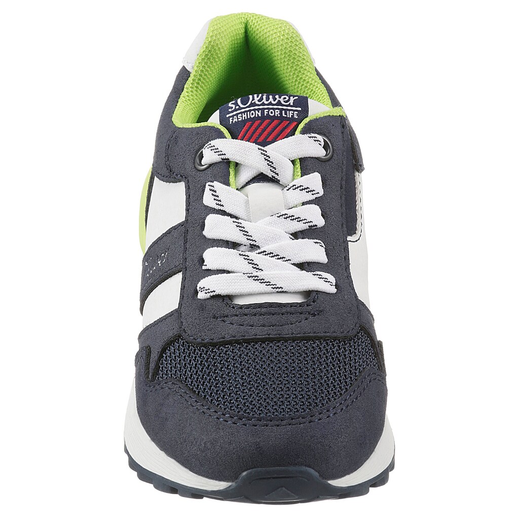Marken s.Oliver s.Oliver Sneaker, mit Logoschriftzug navy-weiß Marken s.Oliver s.Oliver Sneaker, mit Logoschriftzug navy-weiß