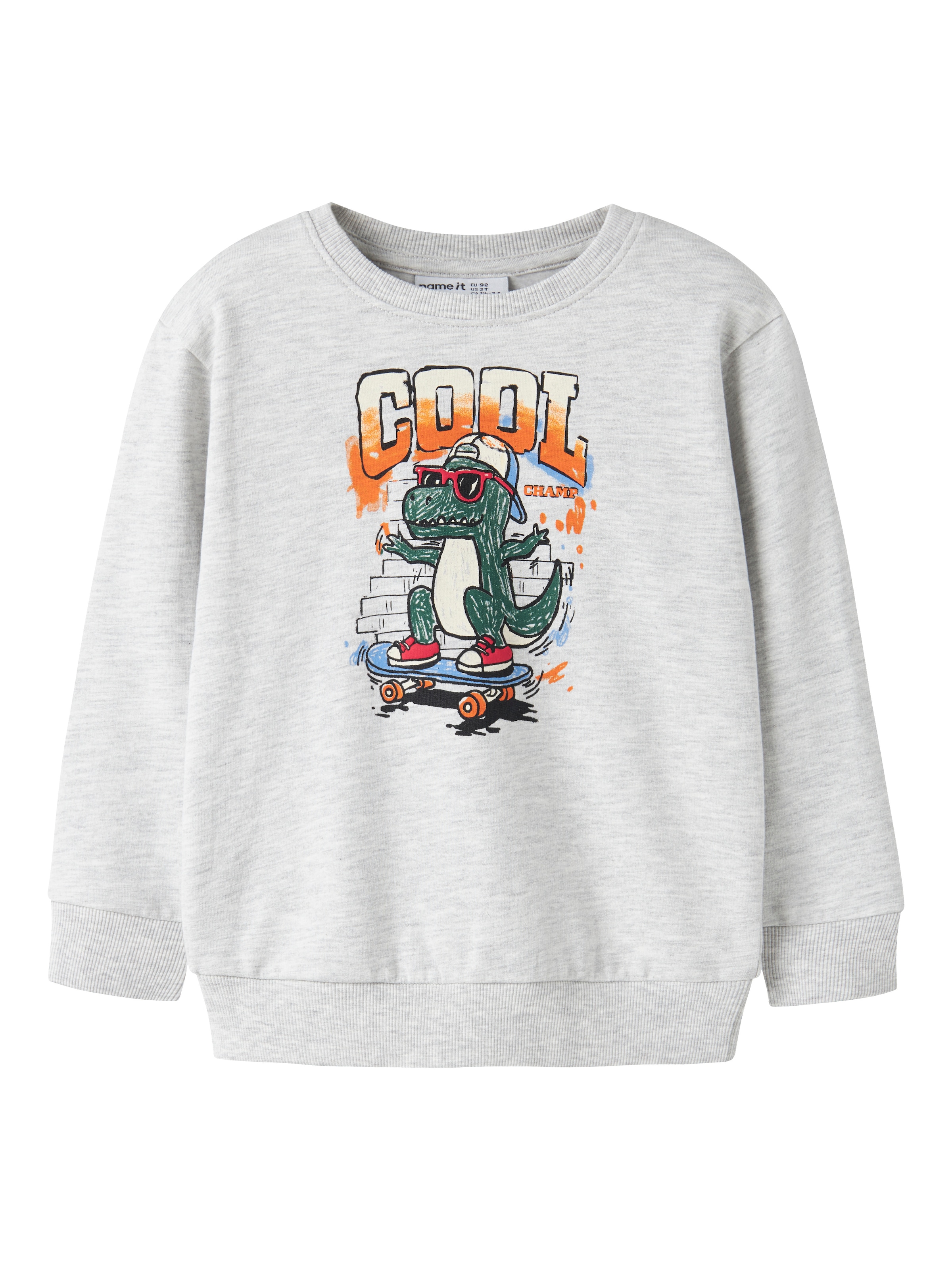 Name It Sweatshirt "NMMLORENZO LS NREG SWEAT BRU BOX", Baumwolle, regular fit
