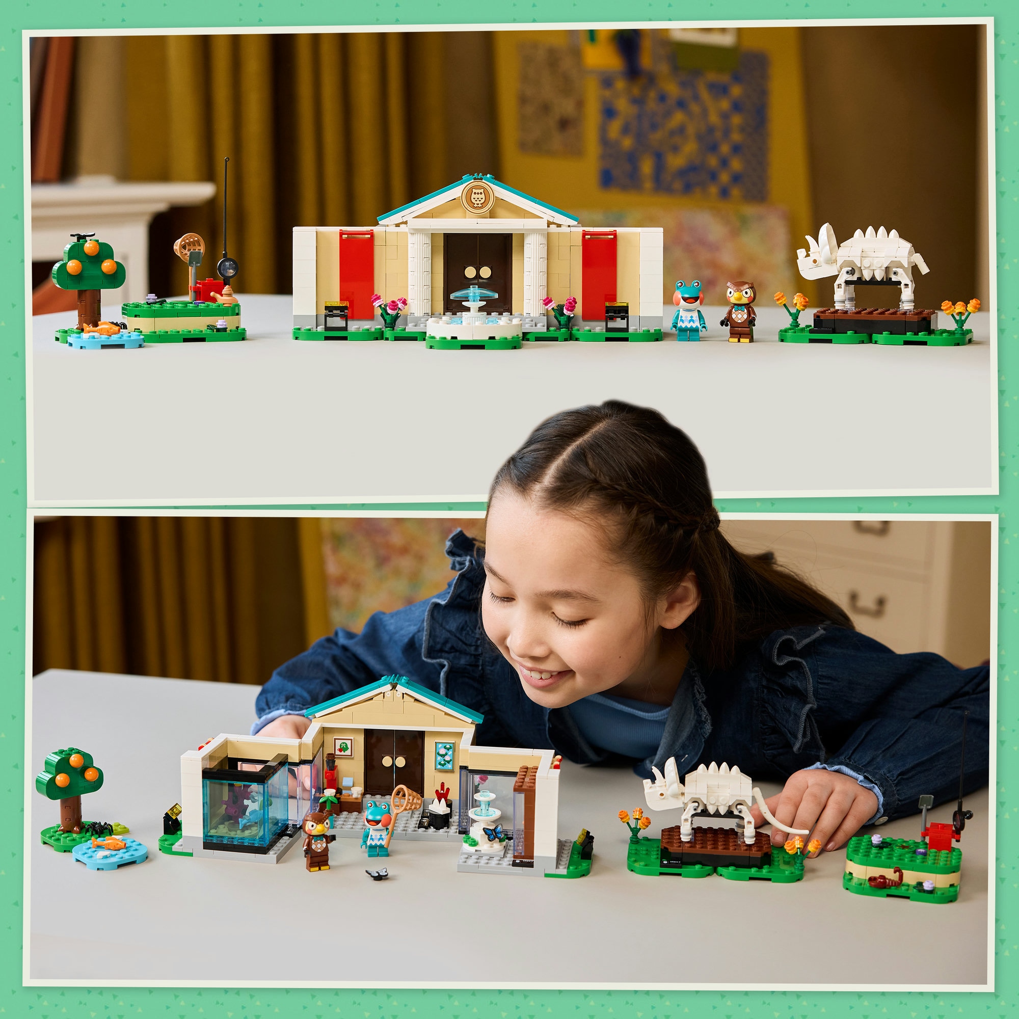 LEGO® Konstruktionsspielsteine »Eugens Museumssammlung (77056), LEGO Animal Crossing« Made in Europe