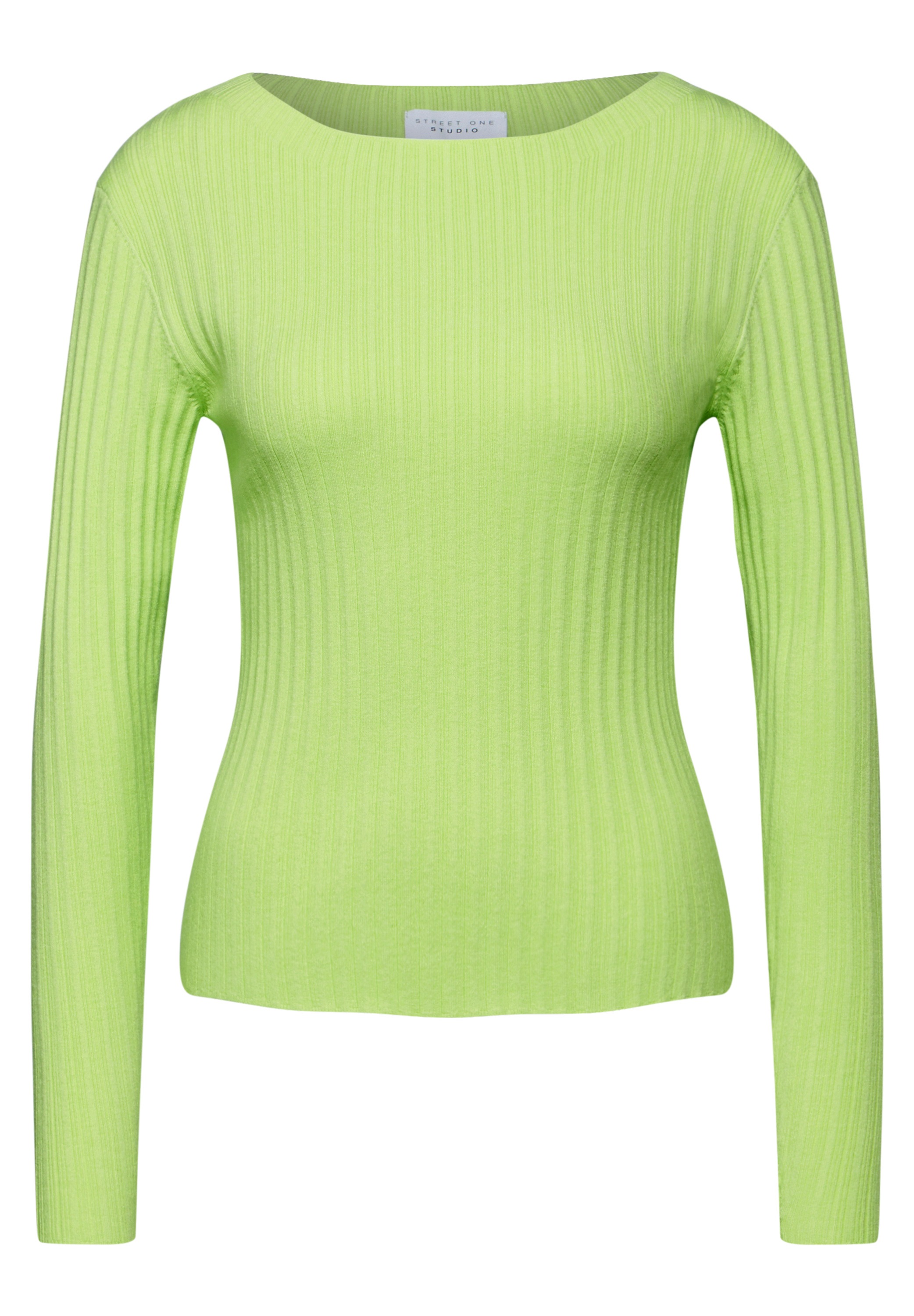 STREET ONE STUDIO Strickpullover, mit U-Boot-Ausschnitt